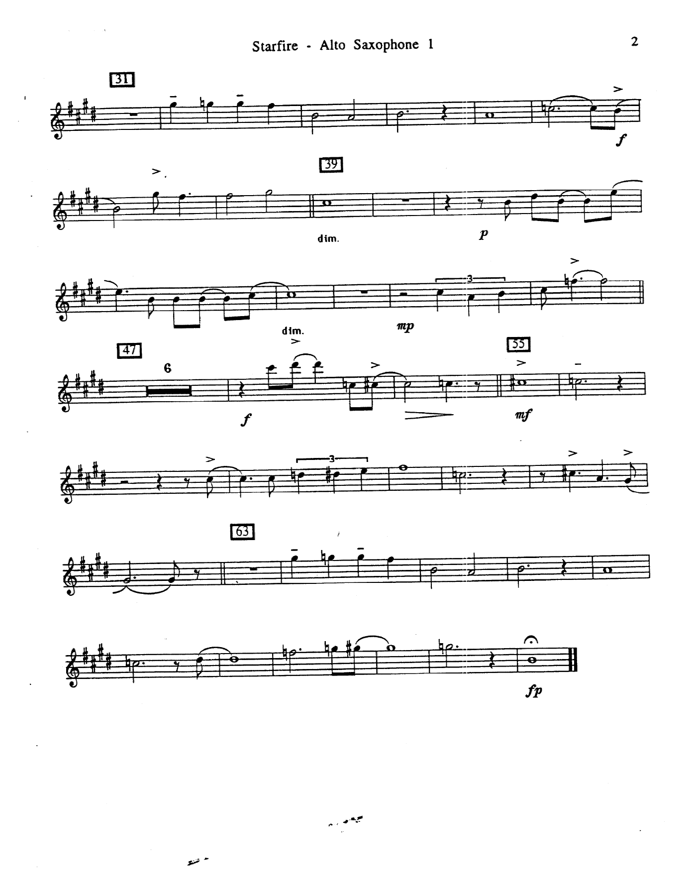 Starfire (B.Golson) B.Curnow — page 2
