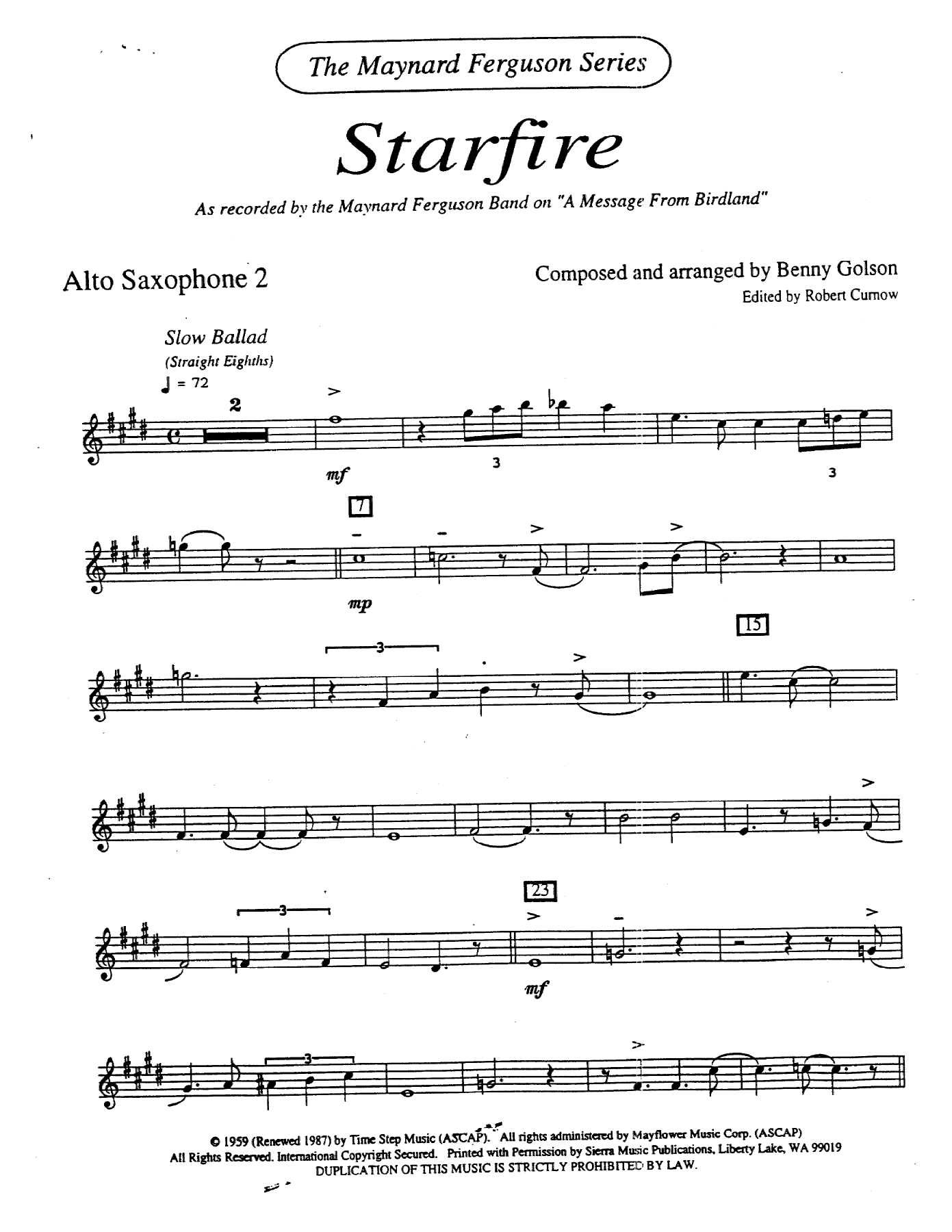 Starfire (B.Golson) B.Curnow — page 3