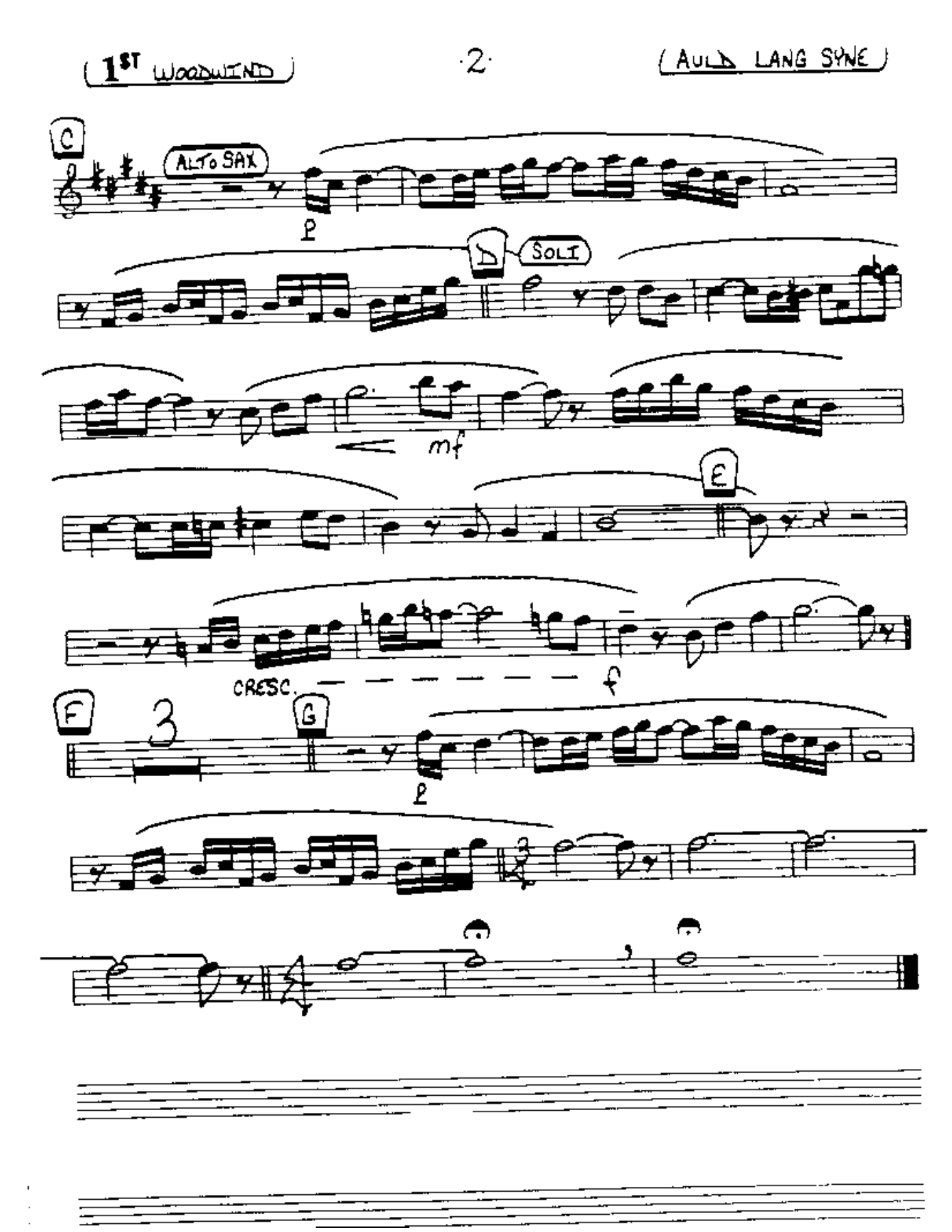 Auld Lang Syne (B.Florence) MP3 — page 2