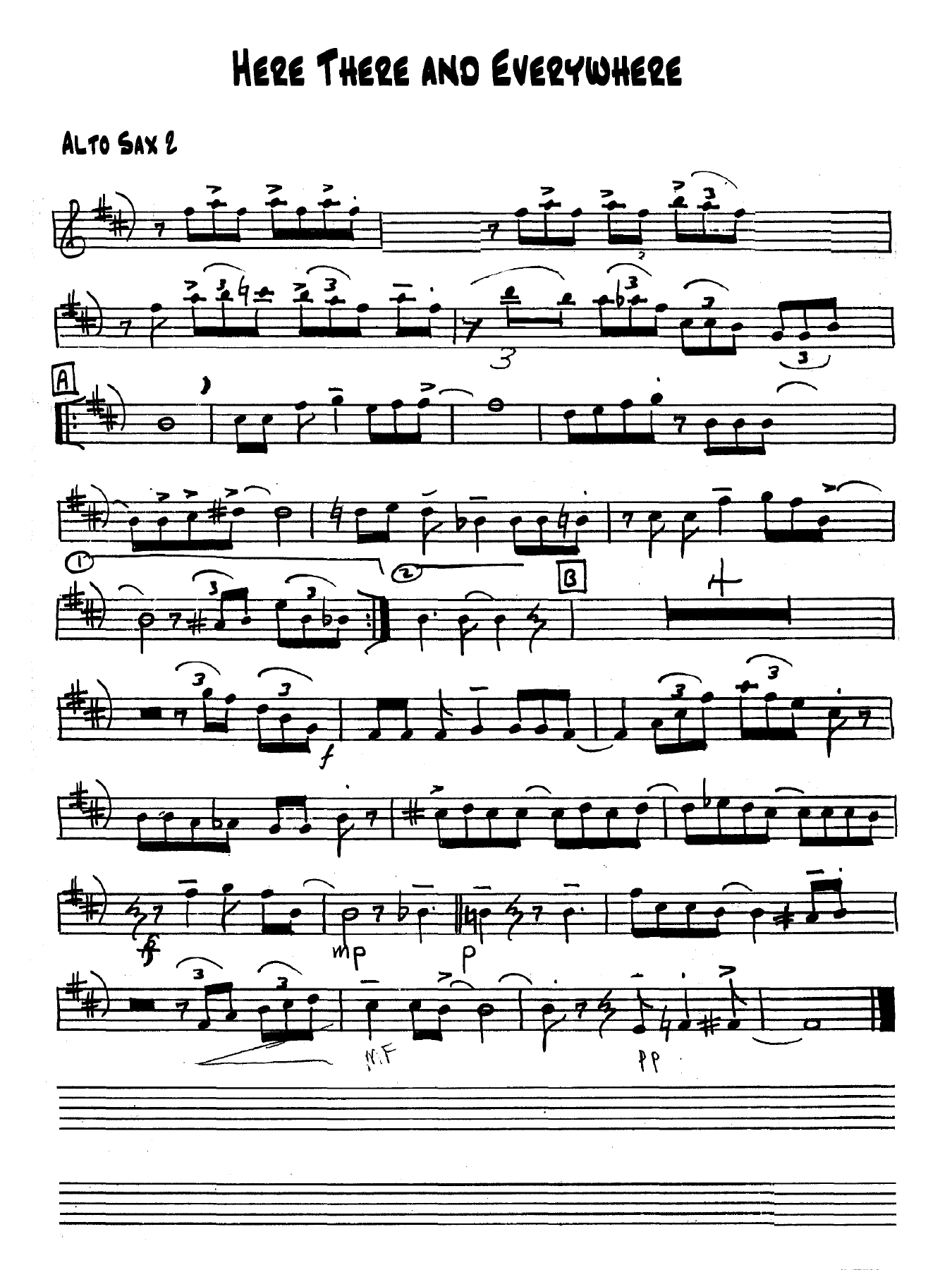 Here, There And Everywhere (B.Florence) C.Basie) — page 2