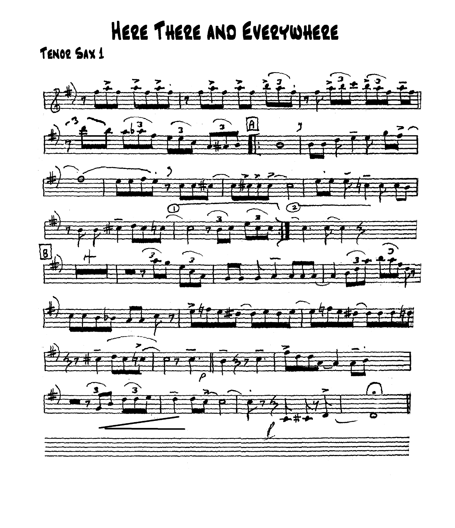Here, There And Everywhere (B.Florence) C.Basie) — page 3