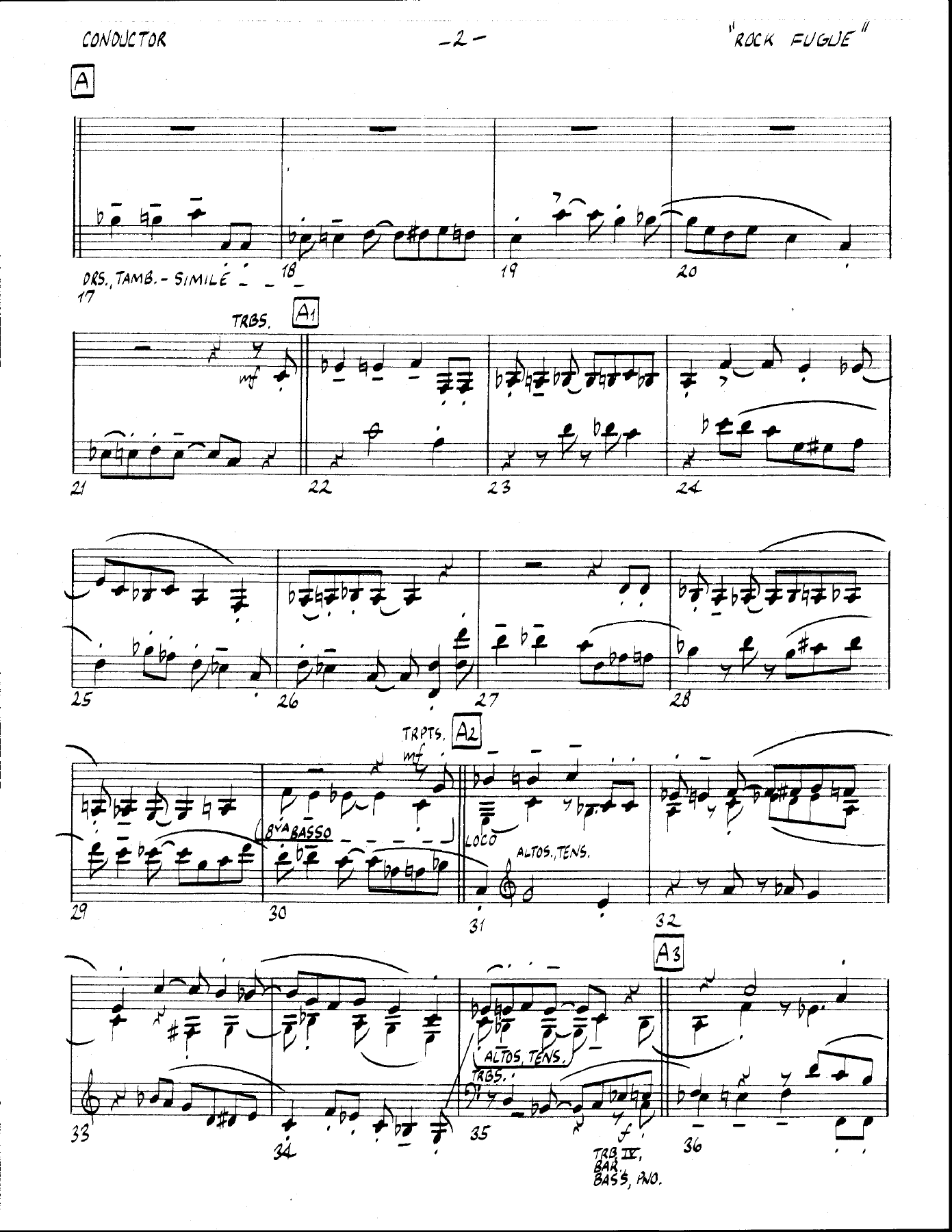 Rock Fugue — page 2