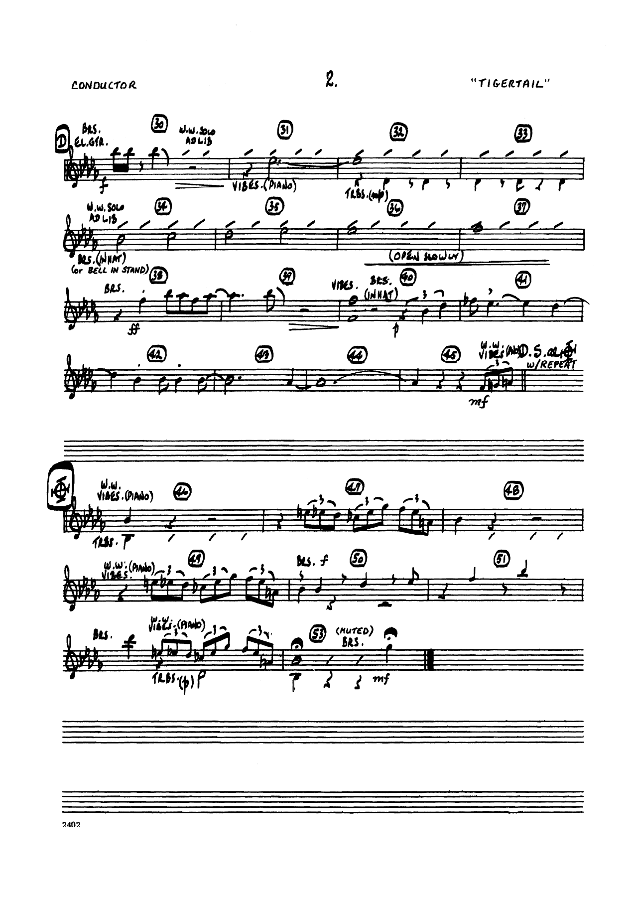 Tigertail (B.Florence) Les Brown — page 2