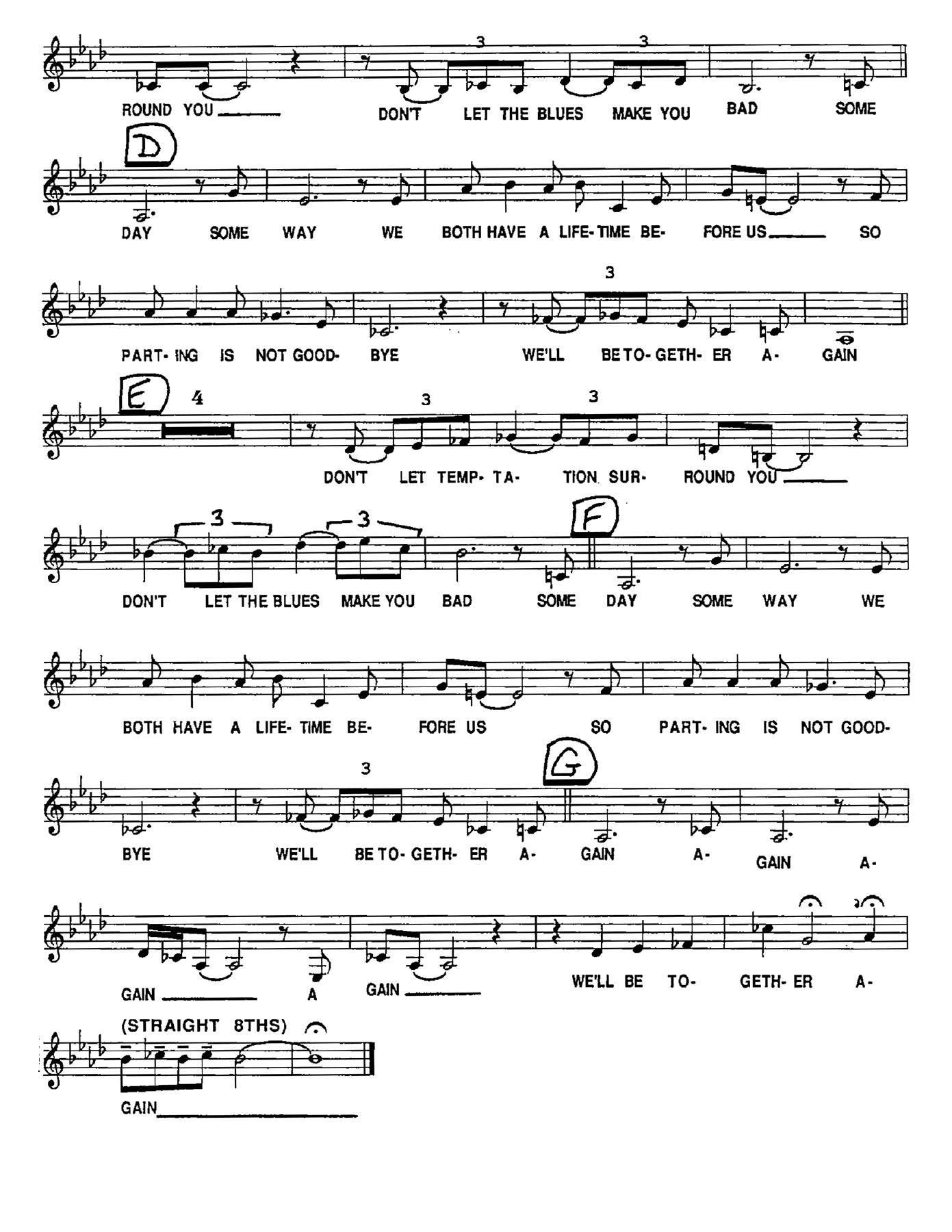 We'll Be Together Again (B.Florence) D.Schuur-C.Basie — page 2