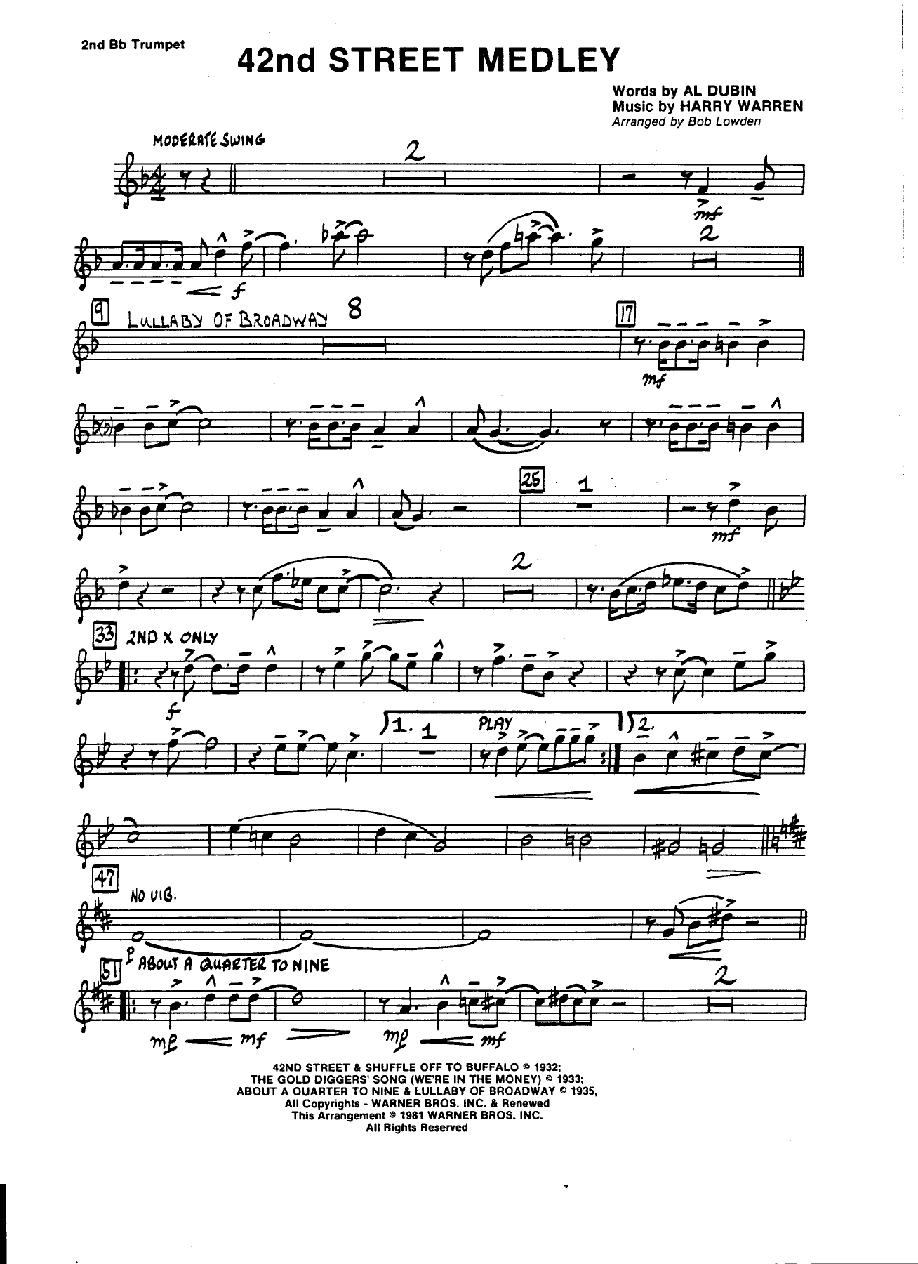 42nd Street Medley — page 3