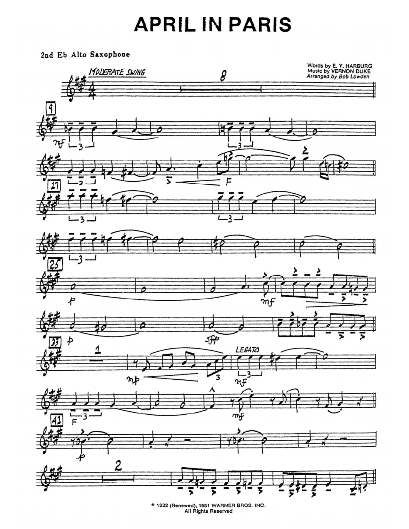 April In Paris (B.Lowden) 2 — page 3
