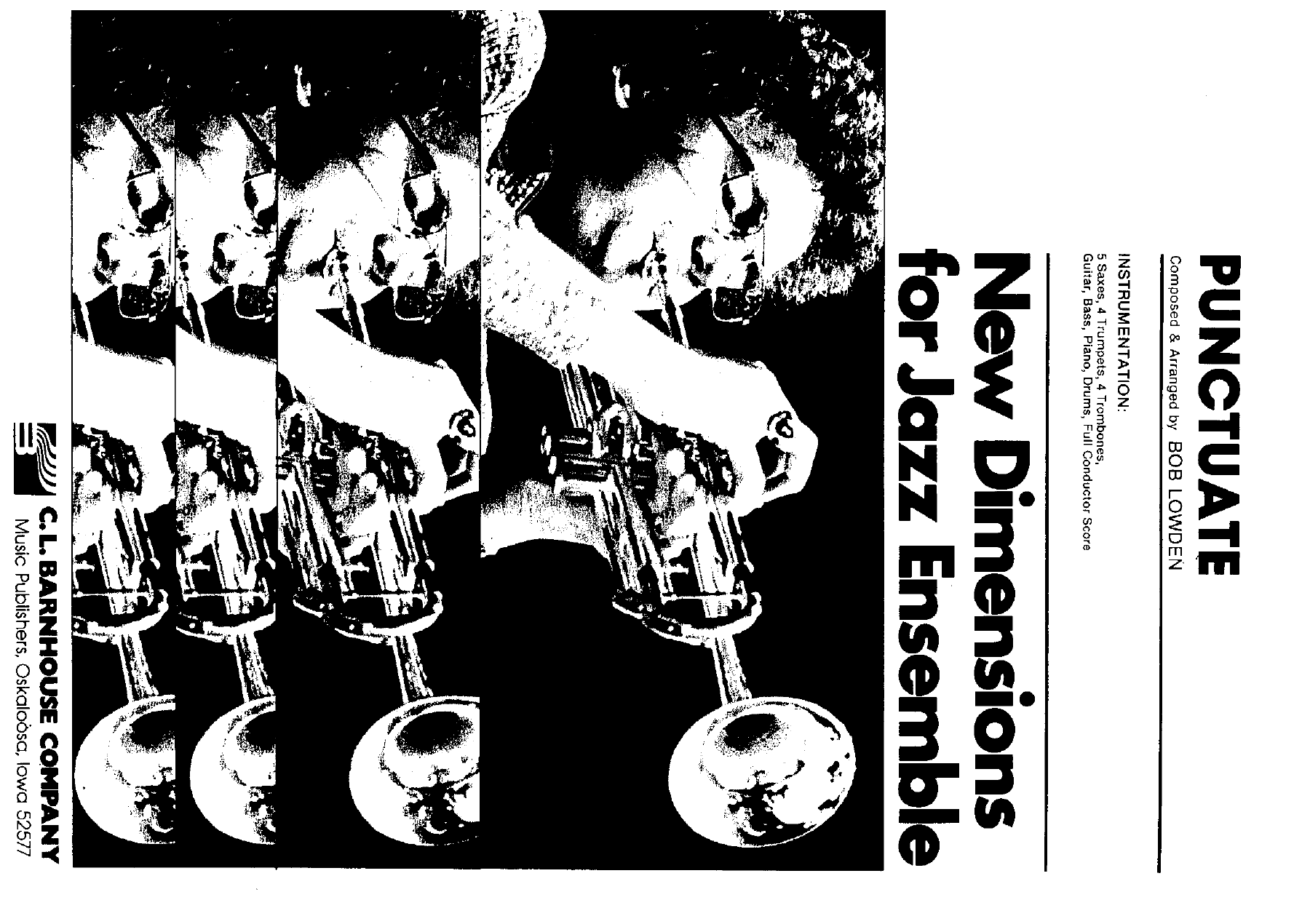 Ponctuate — Big Band sheet music arranged by B.Lowden | Jazz Standard