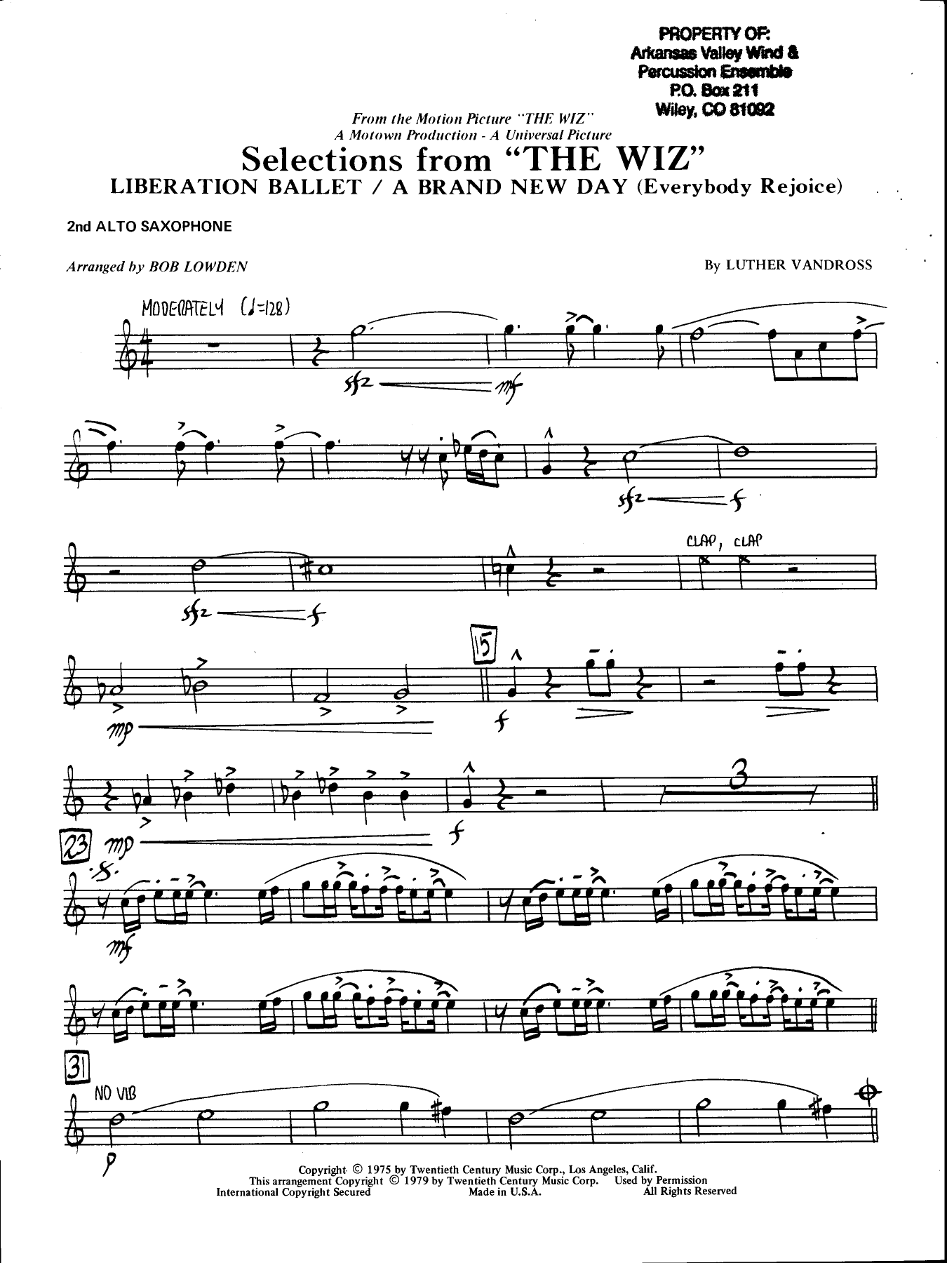 Selections From The Wiz — page 3