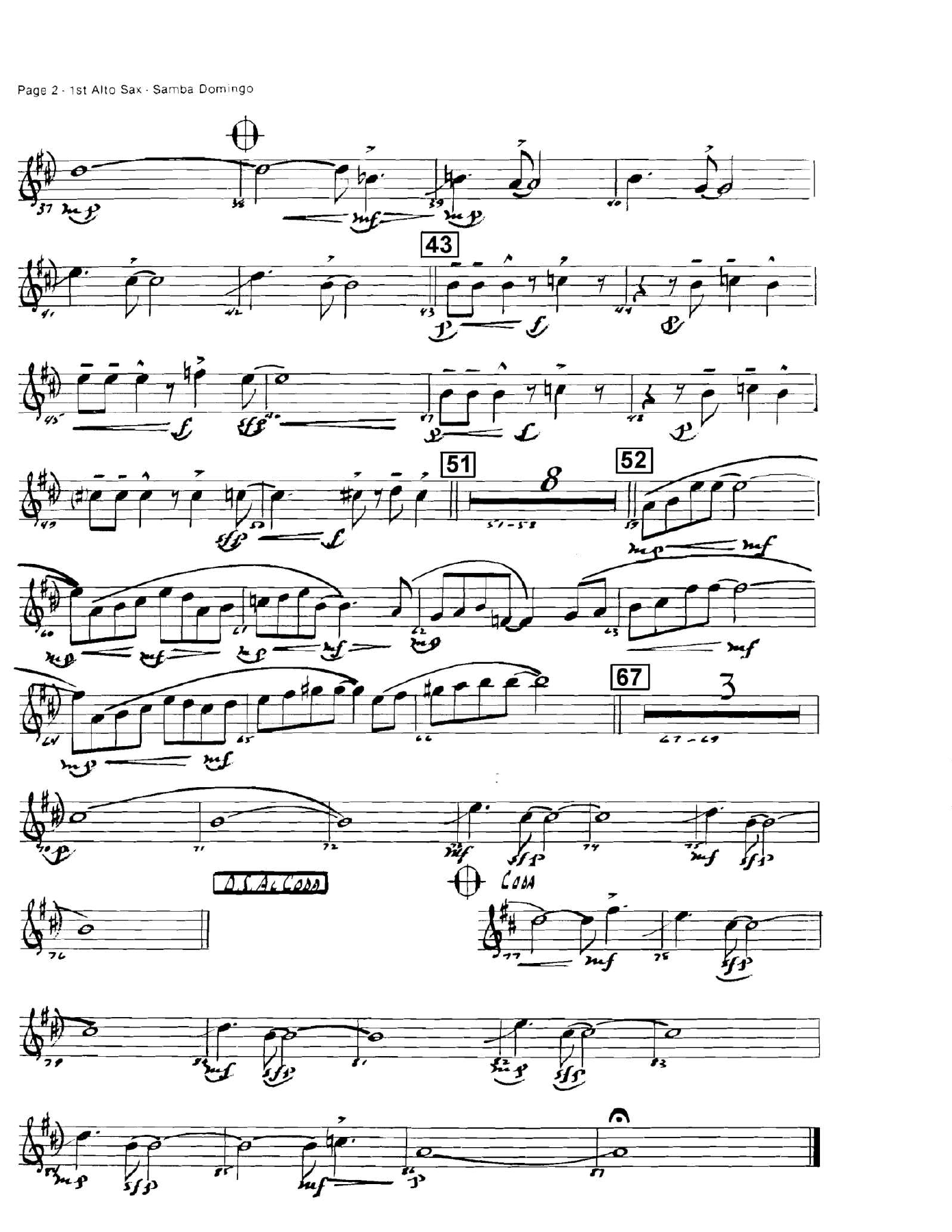 Samba Domingo — page 3