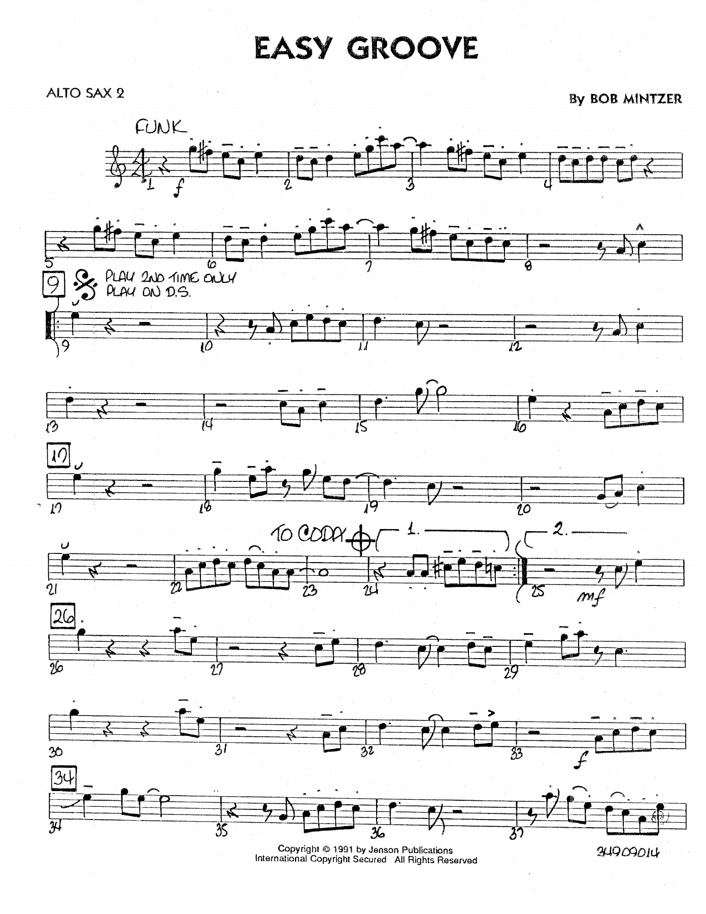 Easy Groove (B.Mintzer) MP3 — page 3