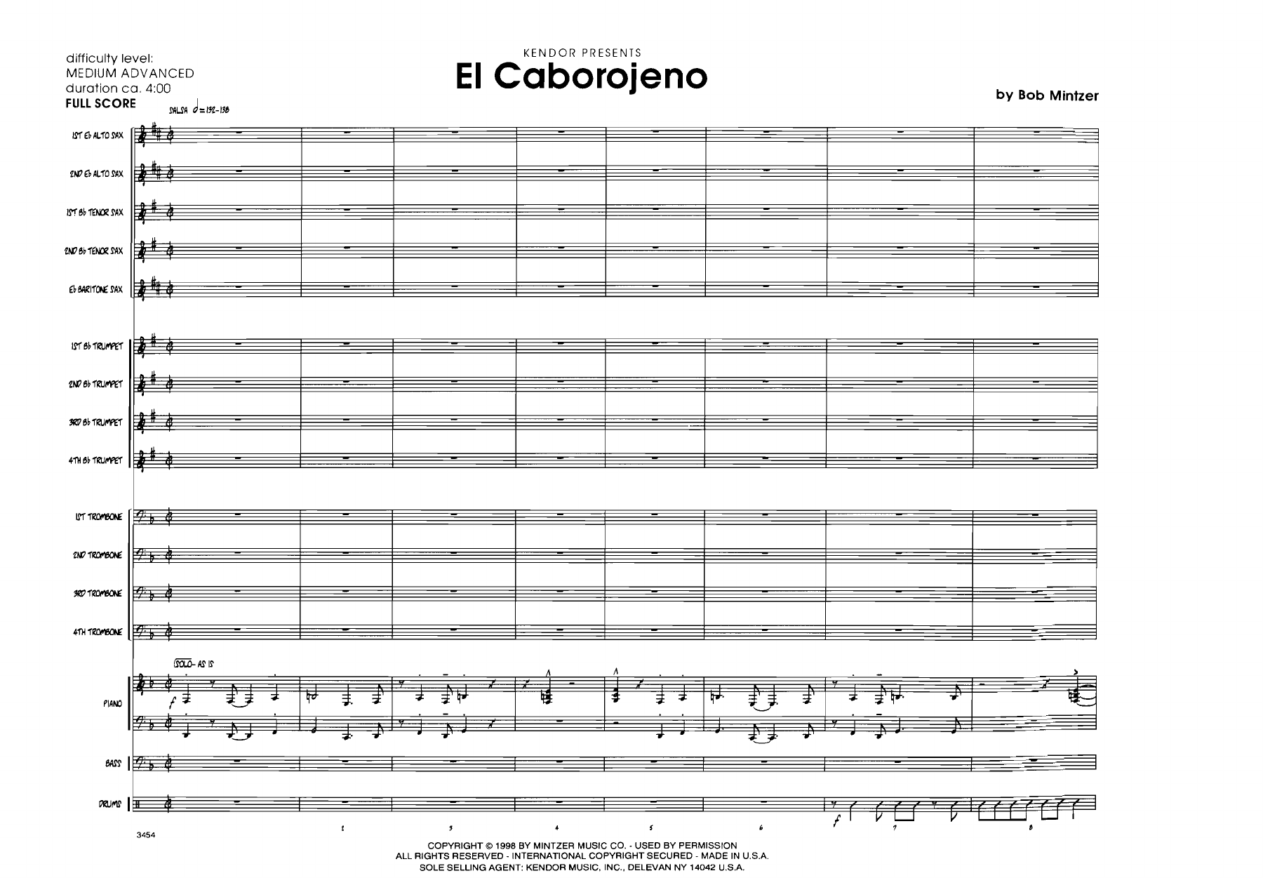 El Caborojeno (B.Mintzer) salsa — page 2
