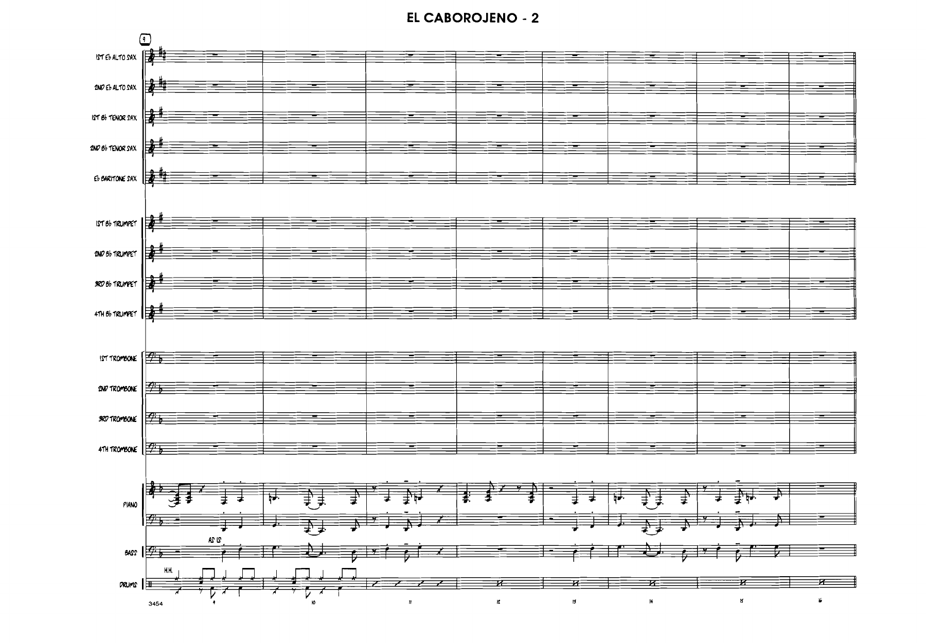 El Caborojeno (B.Mintzer) salsa — page 3