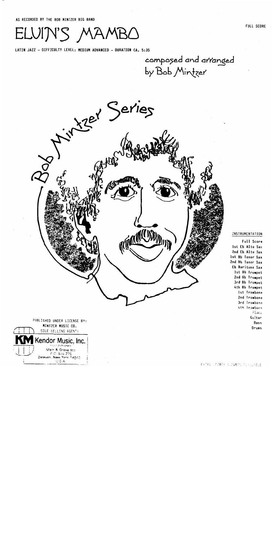Elvin's Mambo (B.Mntzer) MP3 — Big Band sheet music arranged by Bob Mintzer | Jazz Standard