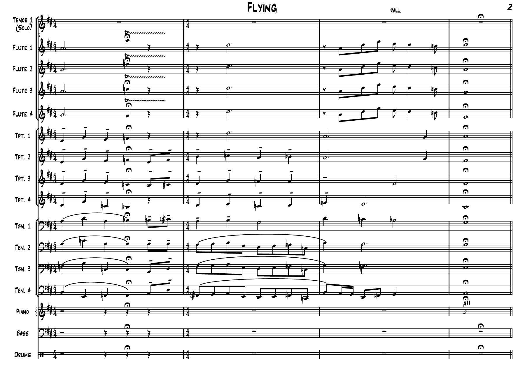 Flying (B.Mintzer) MP3 — page 2