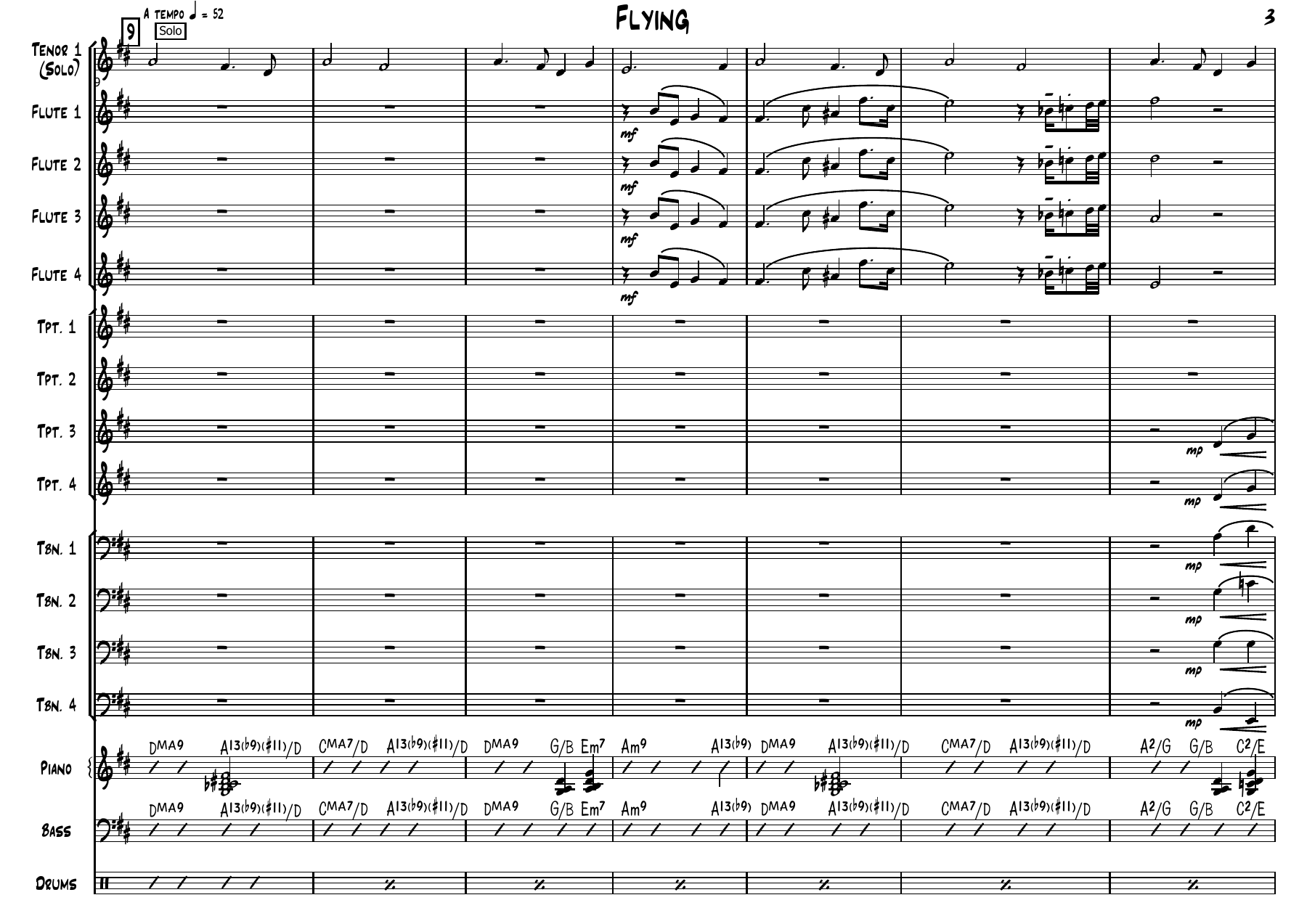 Flying (B.Mintzer) MP3 — page 3