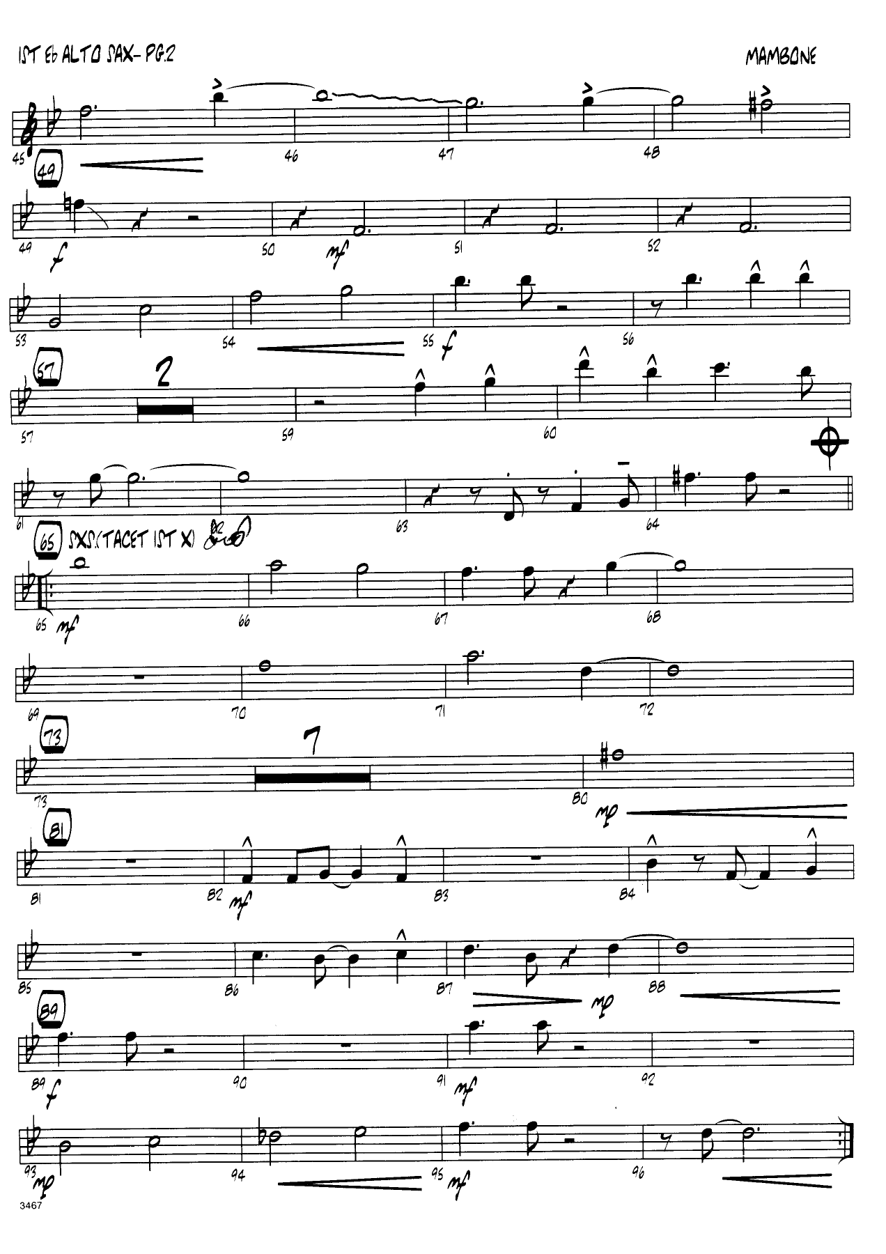 Mambone (B.Mintzer) MP3 — page 2