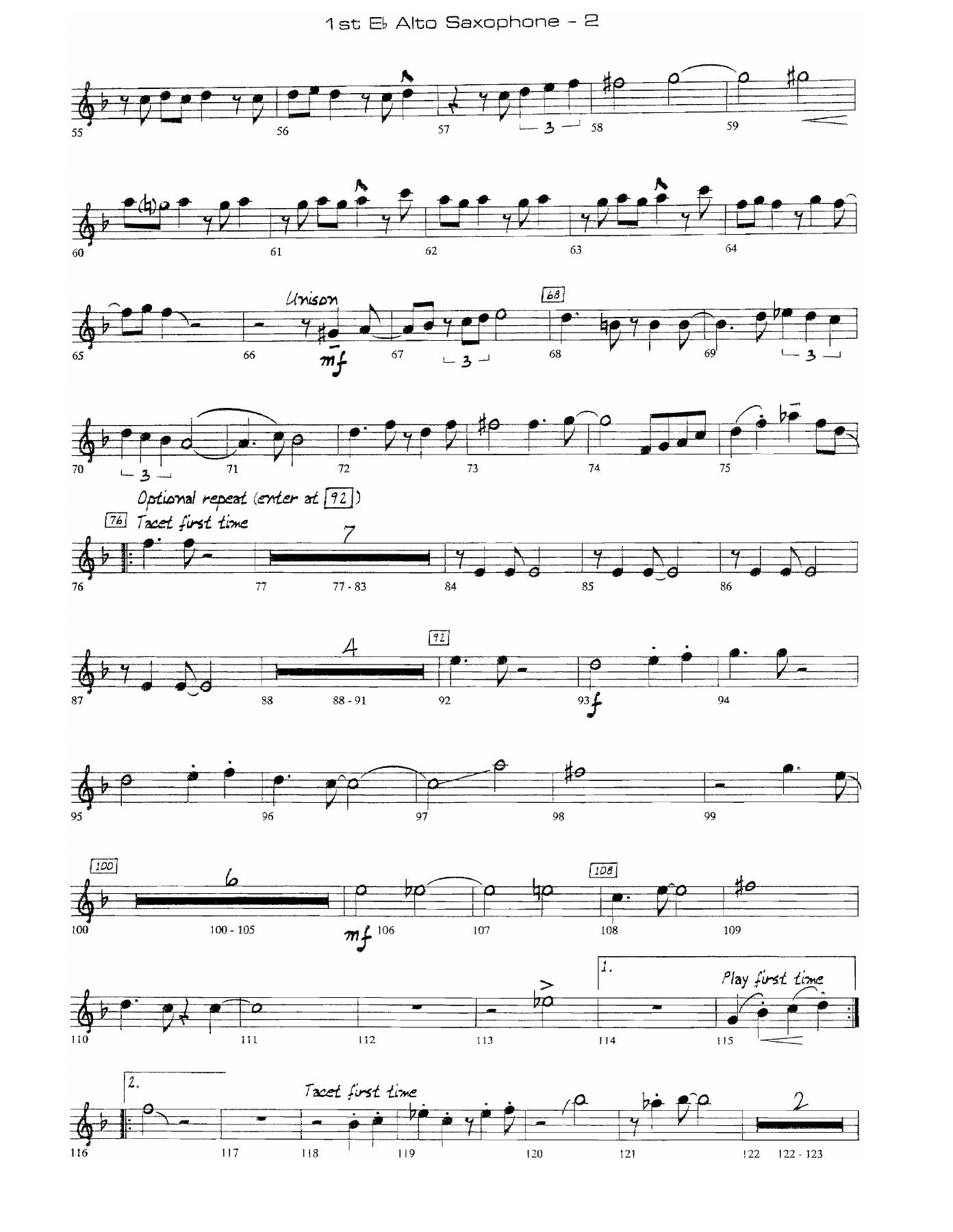 Moonlight Serenade (B.Mintzer) MP3 — page 2