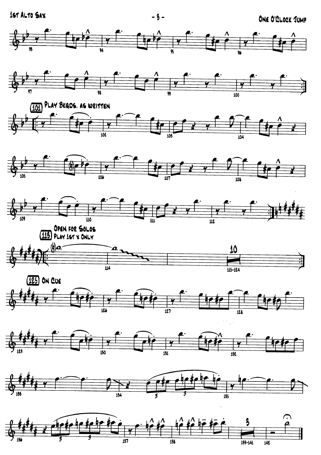 One O'Clock Jump (B.Mintzer) MP3 — page 3