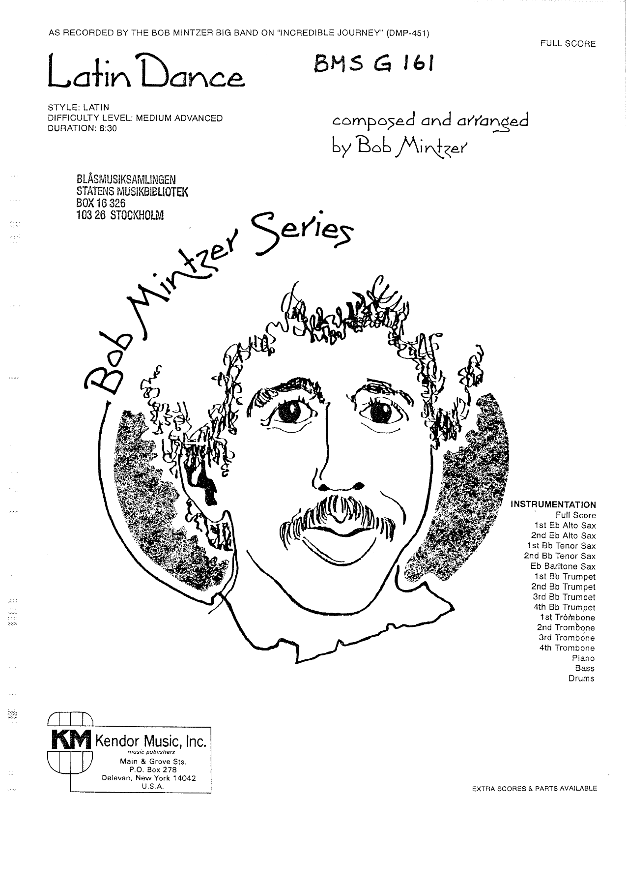 The Tunnel B.Mintzer) — Big Band sheet music arranged by Bob Mintzer | Jazz Standard