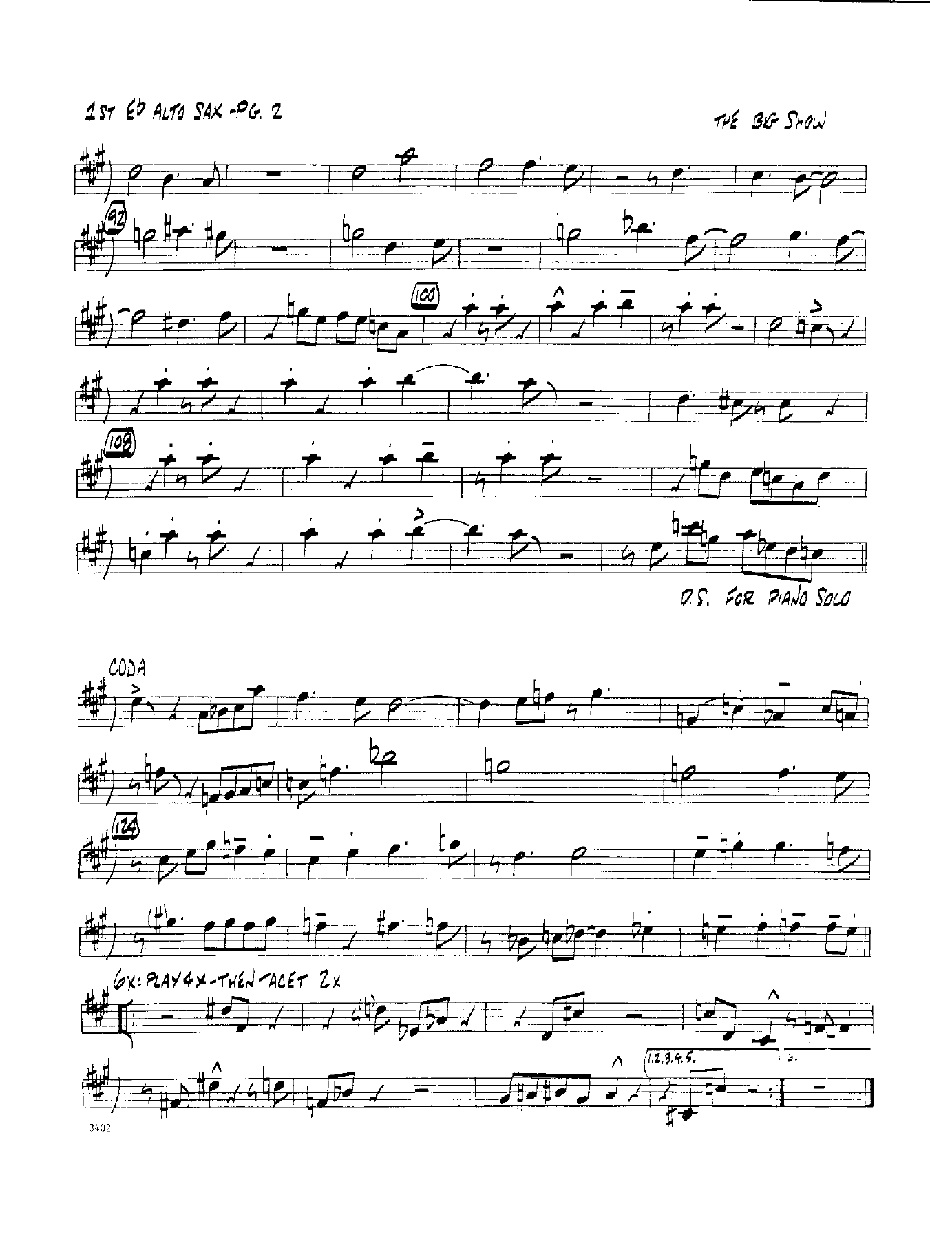 The Big Show (B.Mintzer) MP3 — page 2