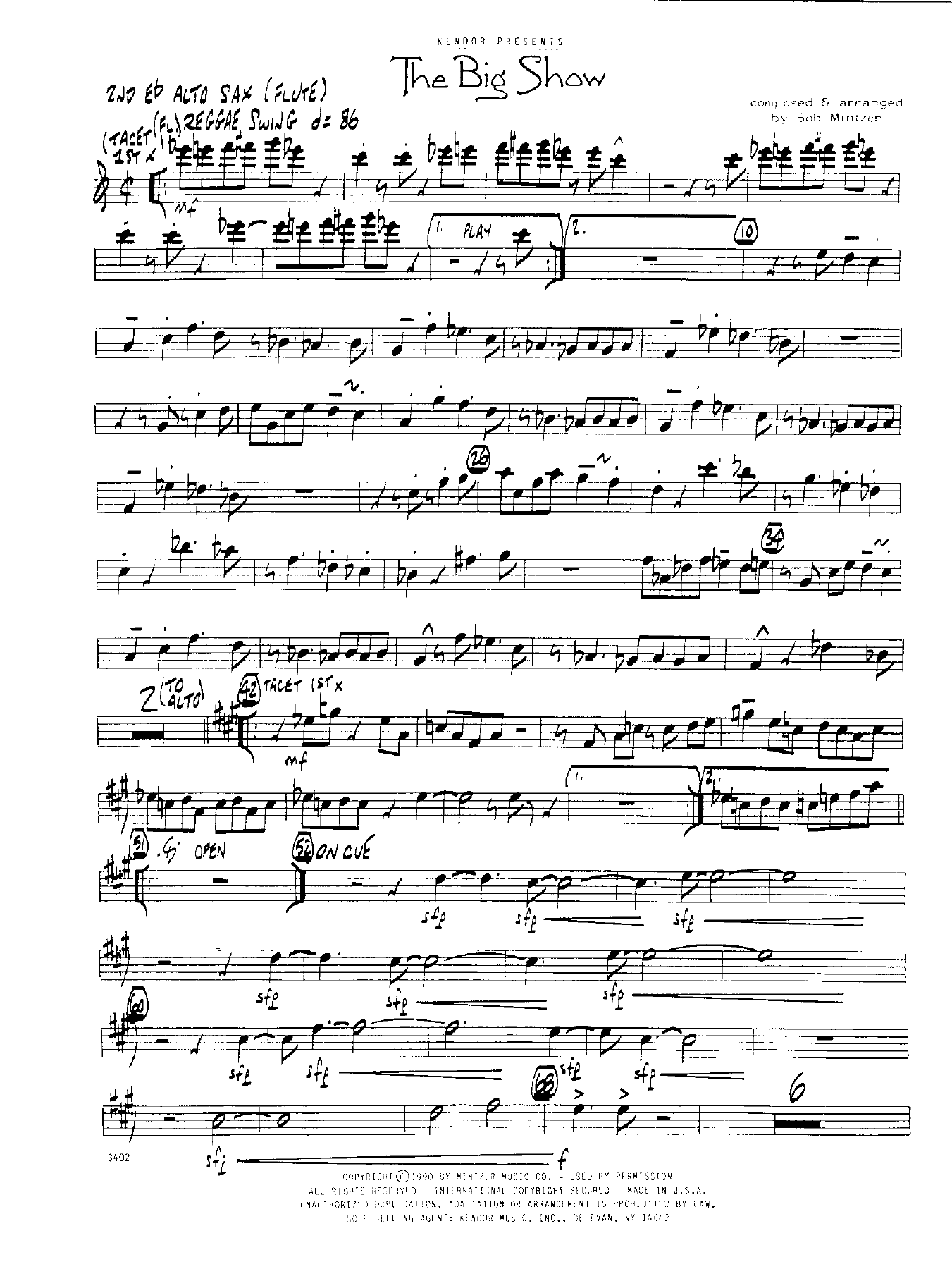 The Big Show (B.Mintzer) MP3 — page 3