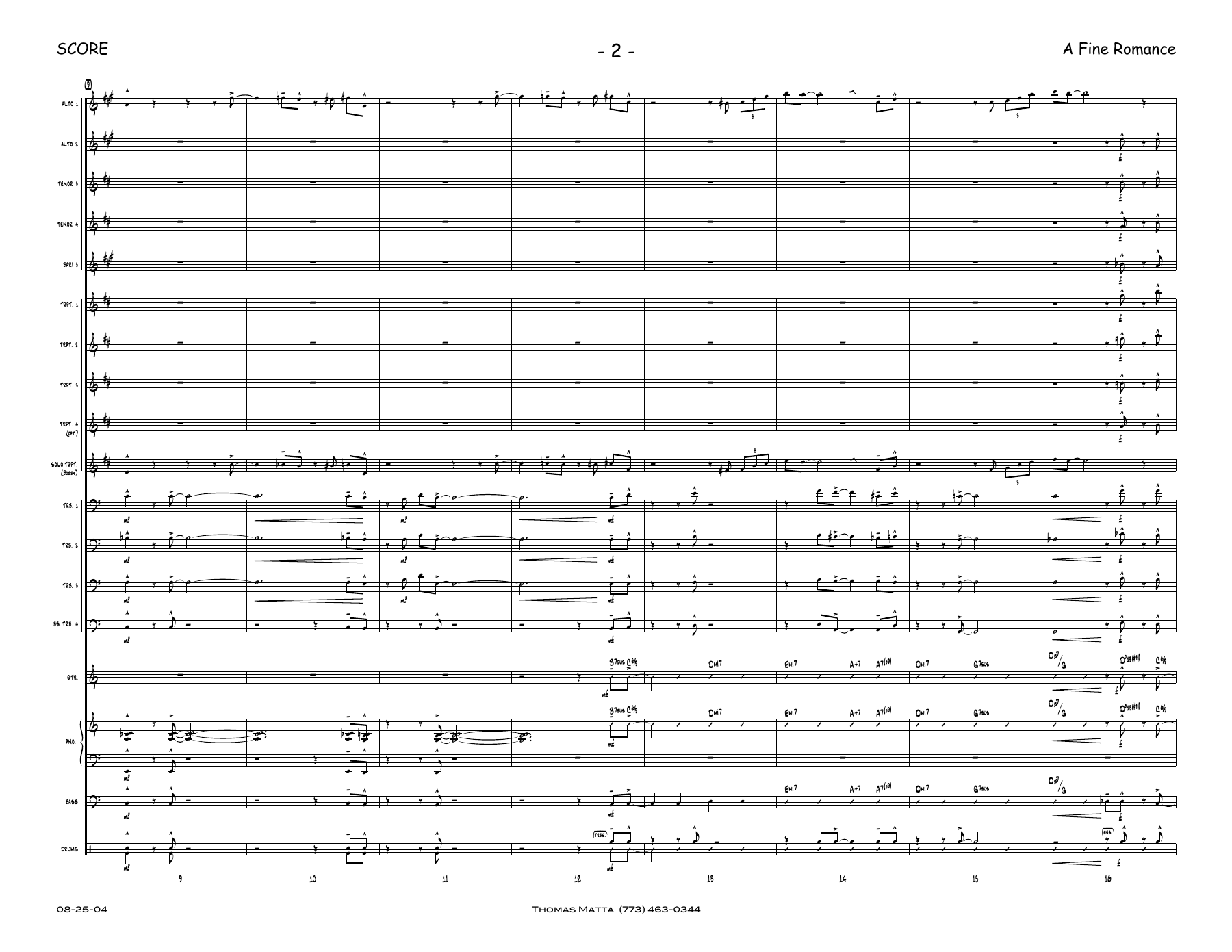 A Fine Romance (T.Matta) B.Shew — page 2