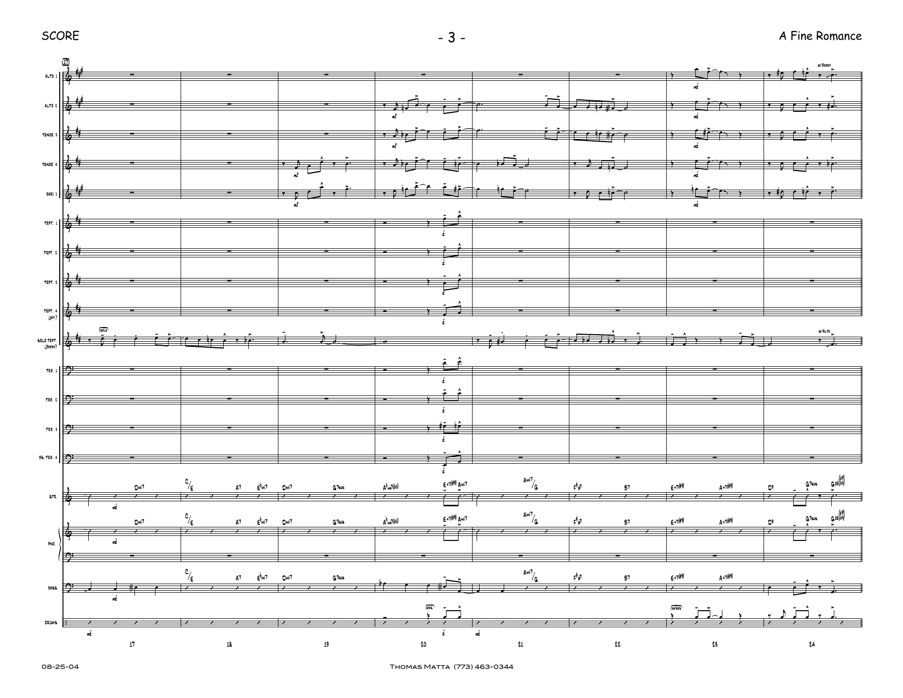 A Fine Romance (T.Matta) B.Shew — page 3
