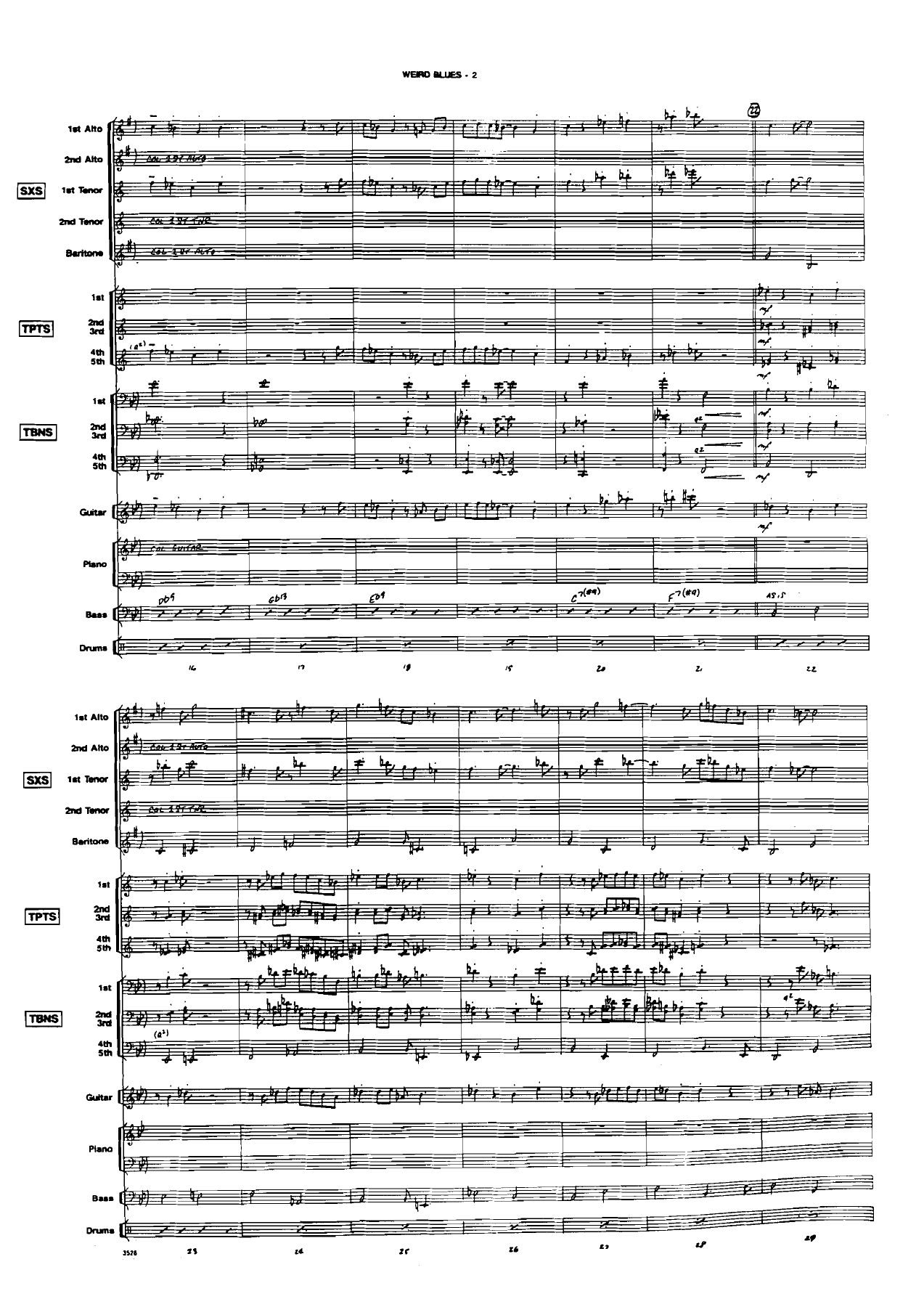 Weird Blues (B.Mintzer) MP3 — page 2