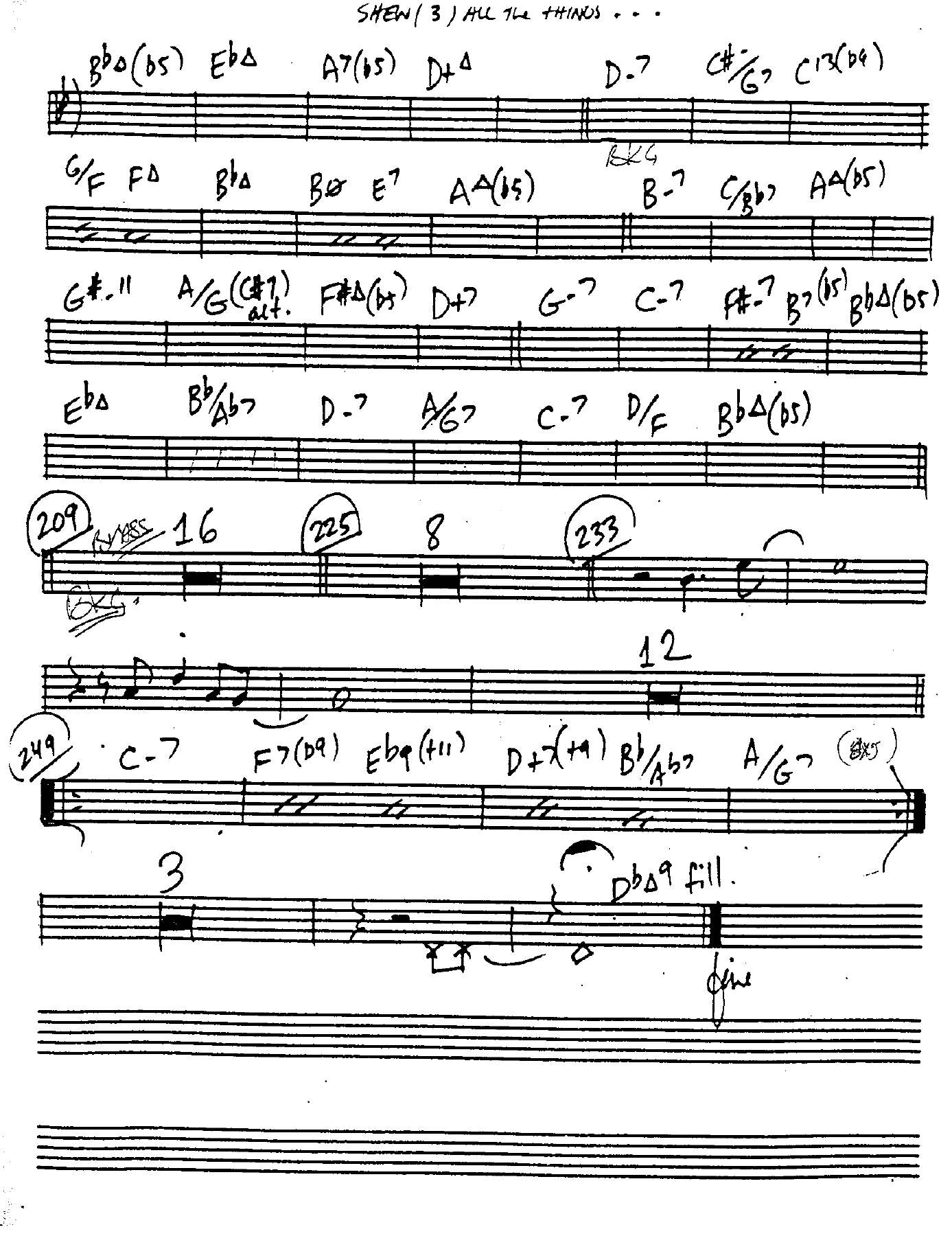 All The Things You Are (W.Senior) B.Shew — page 3