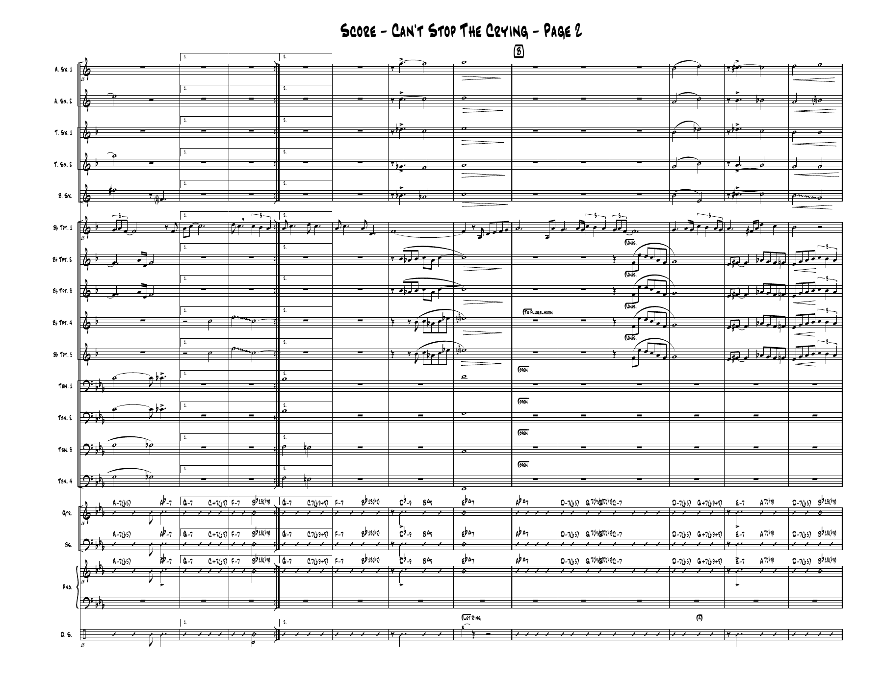 Can't Stop The Crying (G.Brisker) B.Shew — page 2