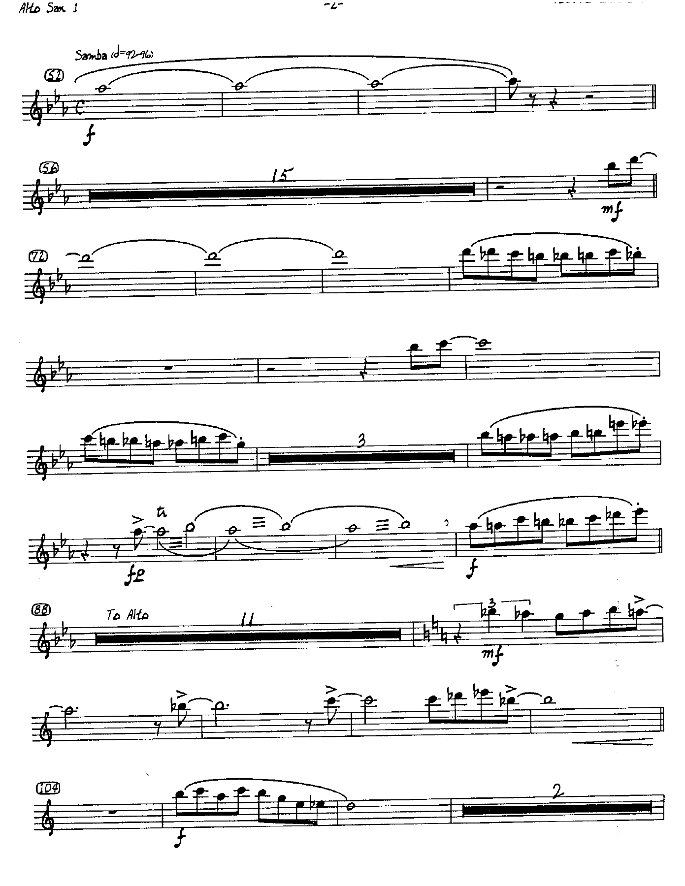 You've Changed (F.Mantooth) B.Shew Solo MP3 — page 2