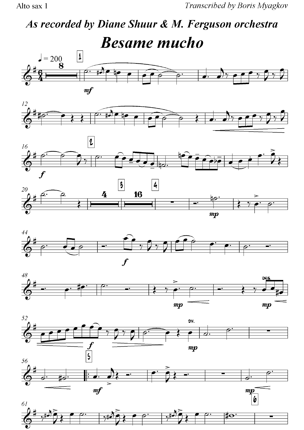 Besame Mucho — page 3