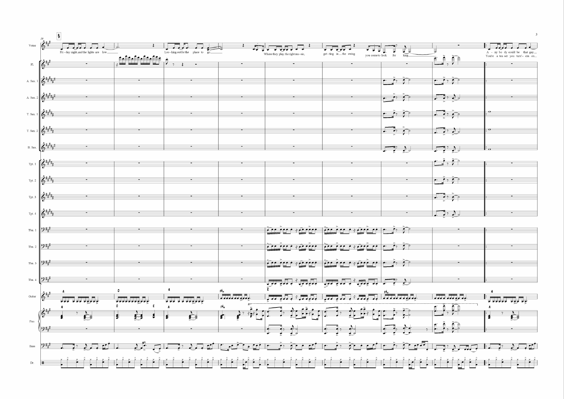 Dancing Queen (B.Myagkov) Abba. Disco — page 3