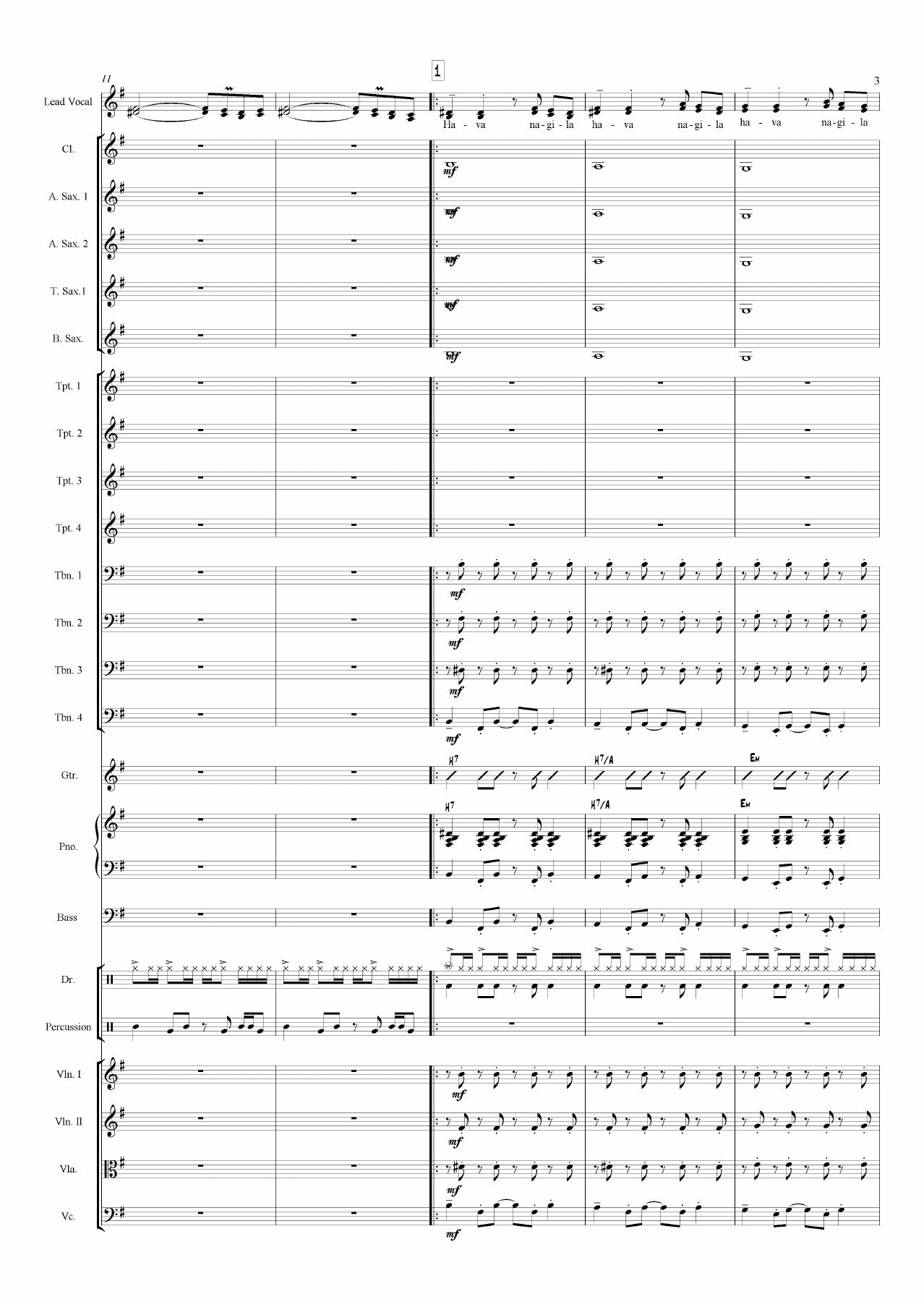 Hava Nagila — page 3