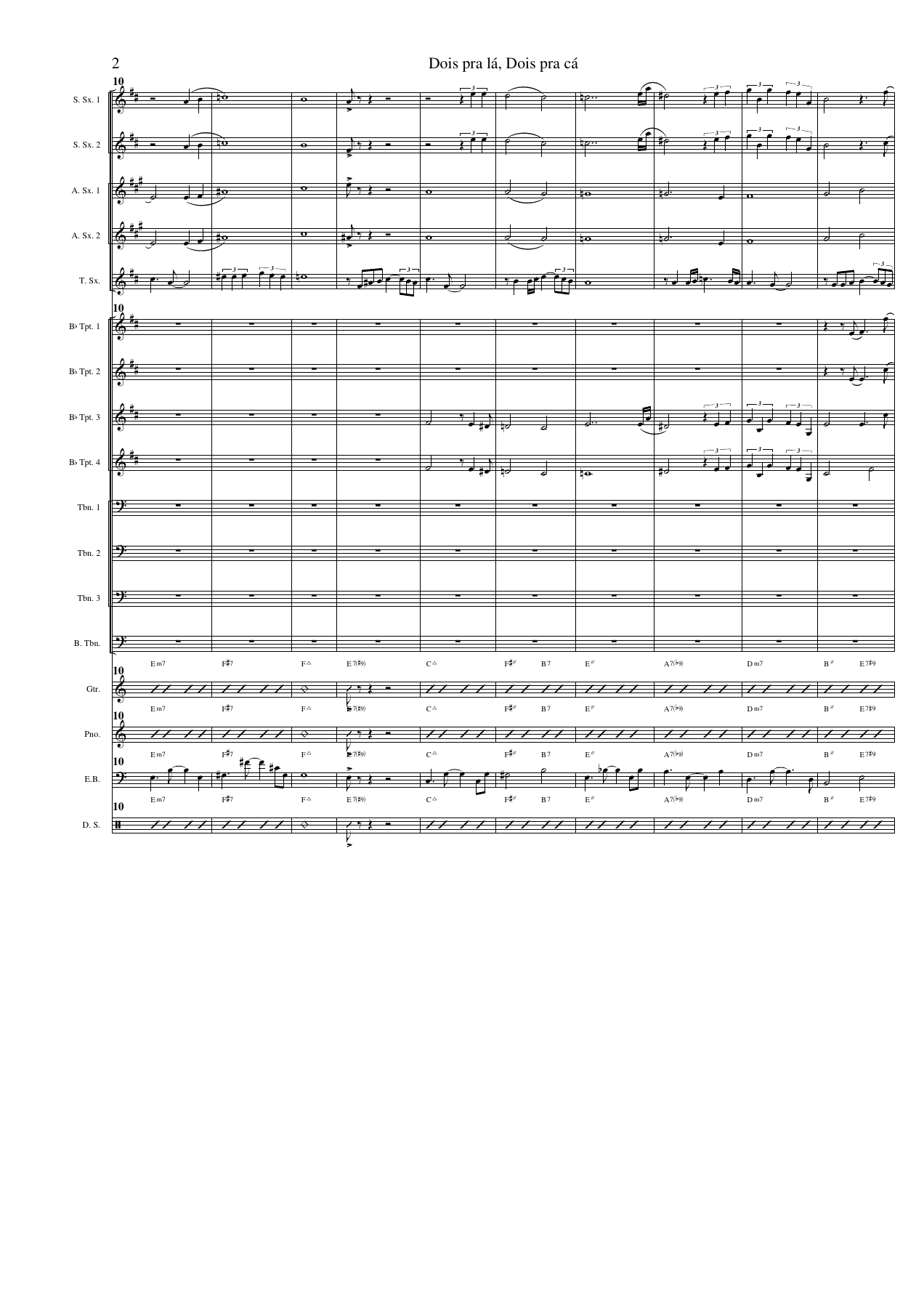 Dois Pra La Dois Pra Ca — page 2