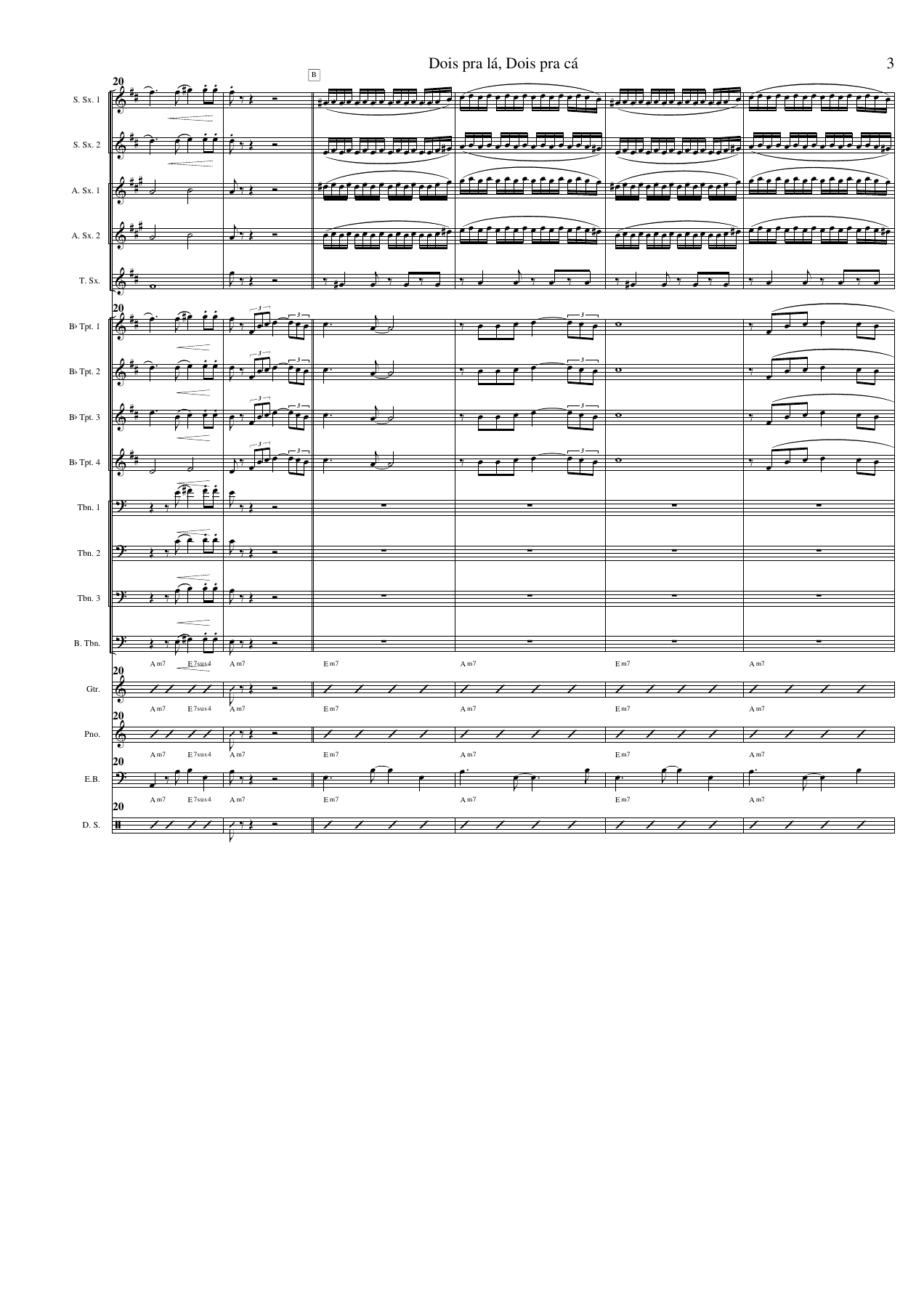 Dois Pra La Dois Pra Ca — page 3