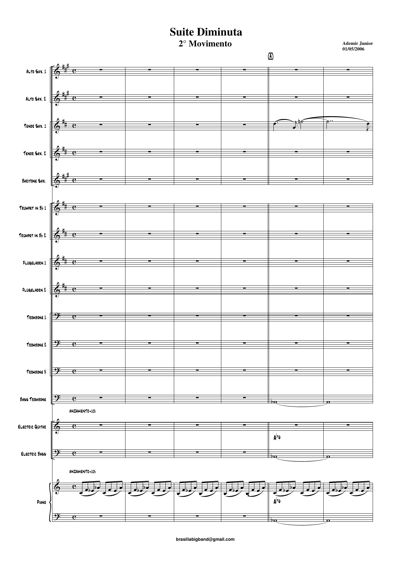 Suite De Escalas — sheet music cover (first page)