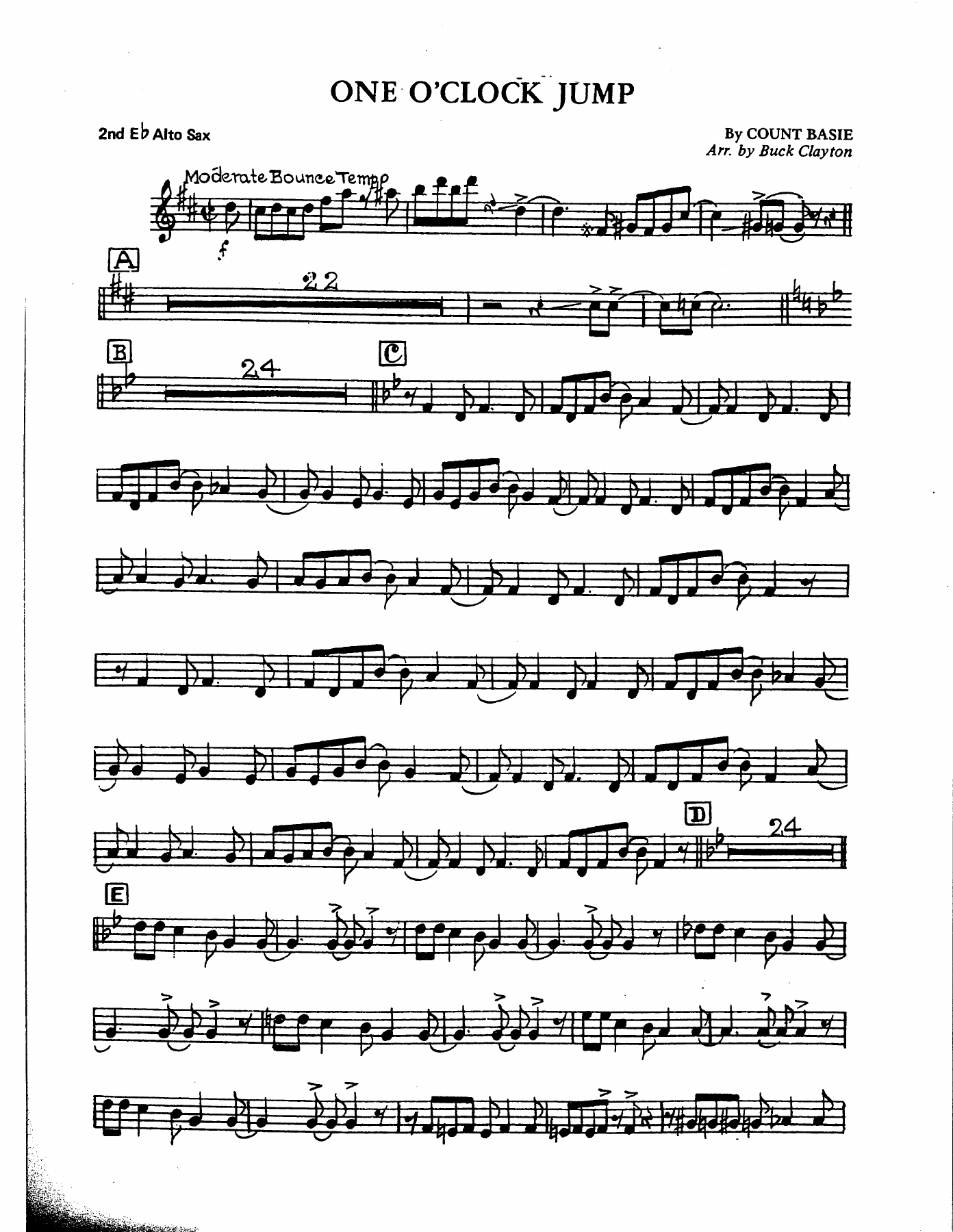 One O'Clock Jump (B.Clayton) 36 — page 3