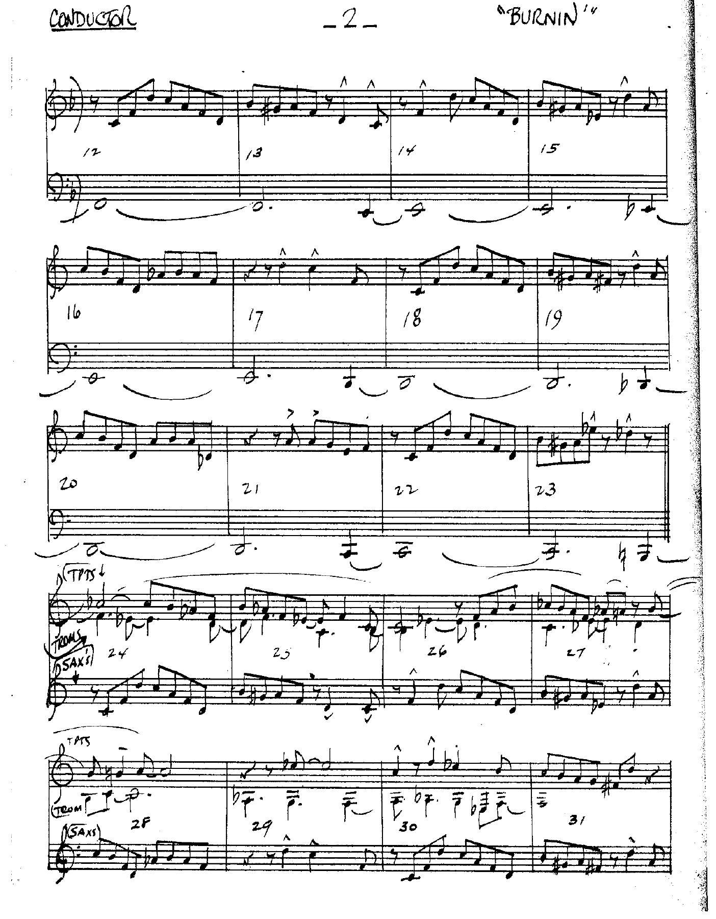 Burnin' Blues For Bird (D.Menza) B,Rich — page 2