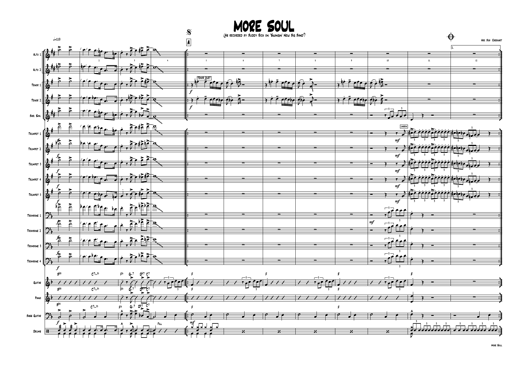 More Soul (B.Eberhart) B.Rich — sheet music preview