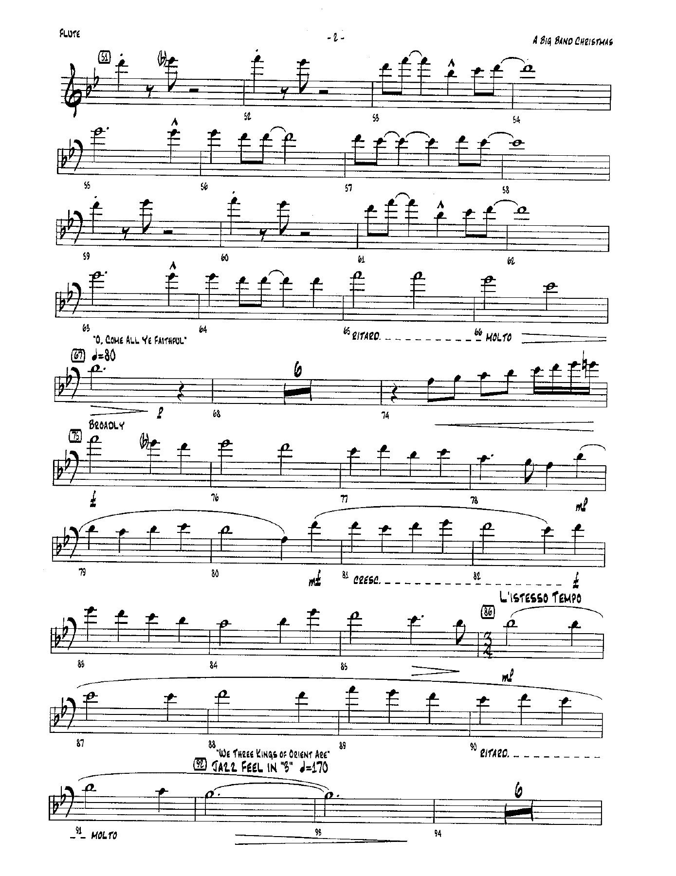 A Big Band Christmas (C.Strommen) 66 — page 2