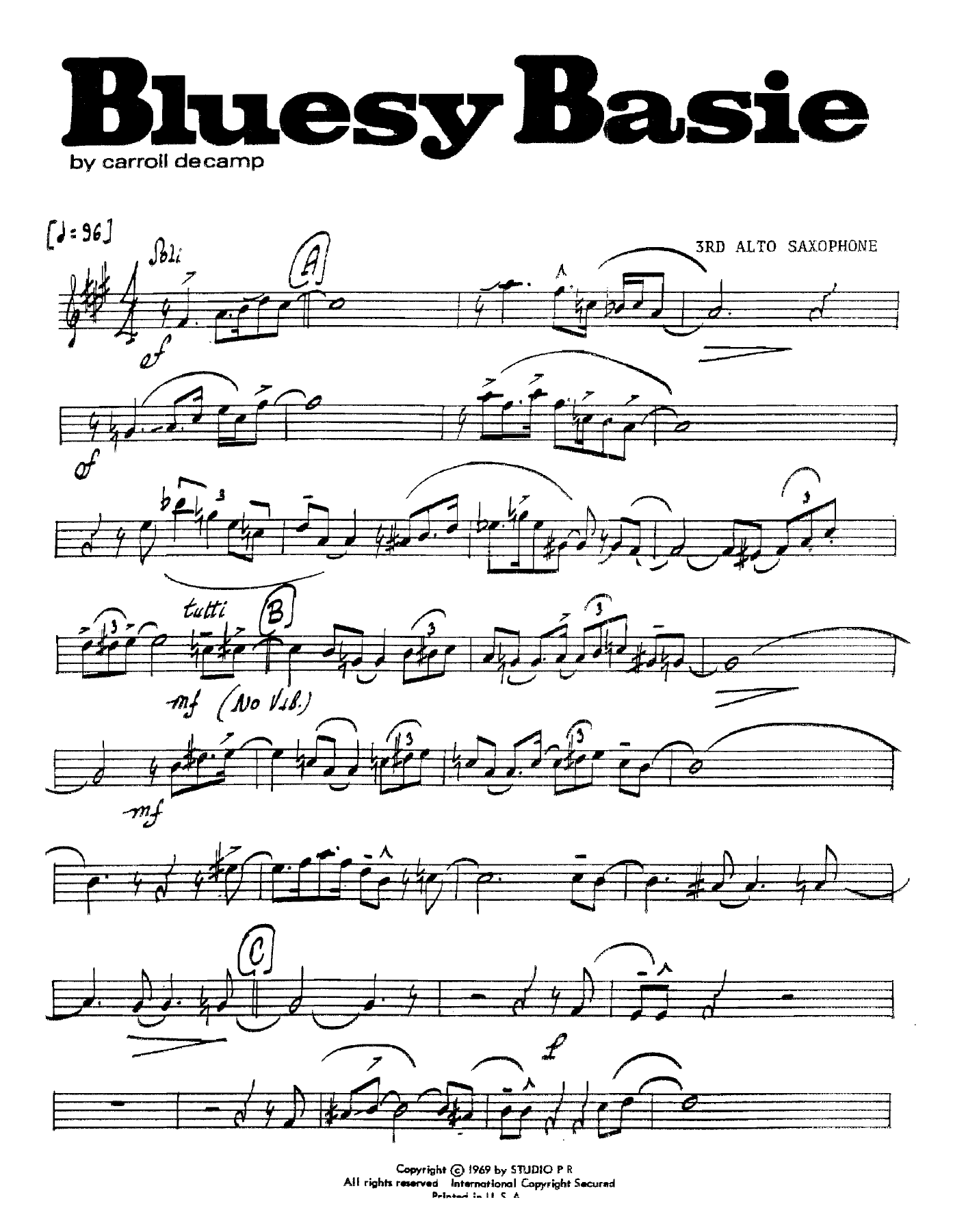 Bluesy Basie — page 3