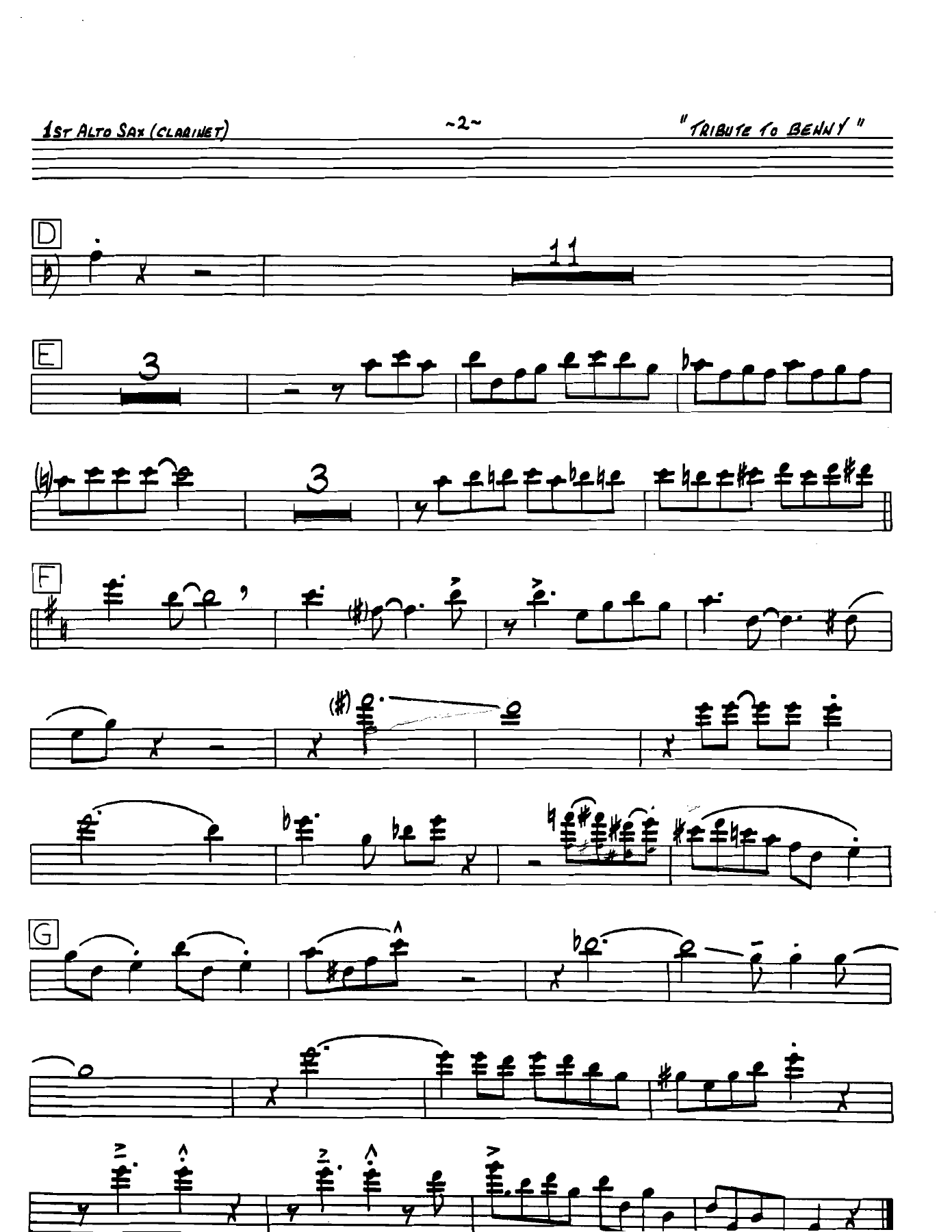 Tribute To Benny — page 2