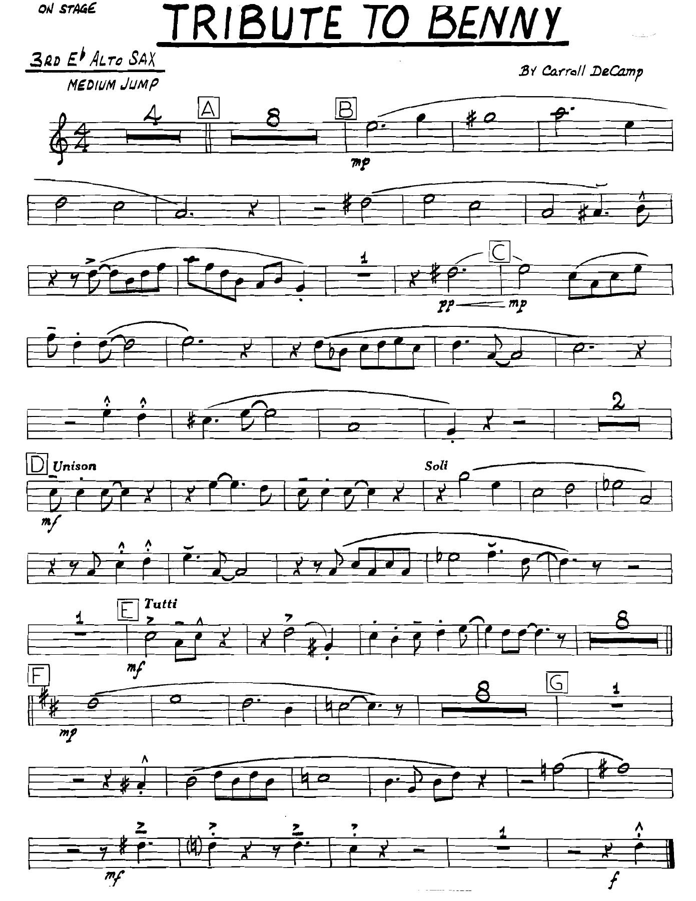 Tribute To Benny — page 3