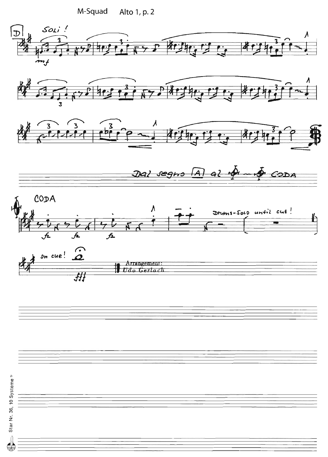 M-Squad (C.O'Farrill) C.Basie — page 2