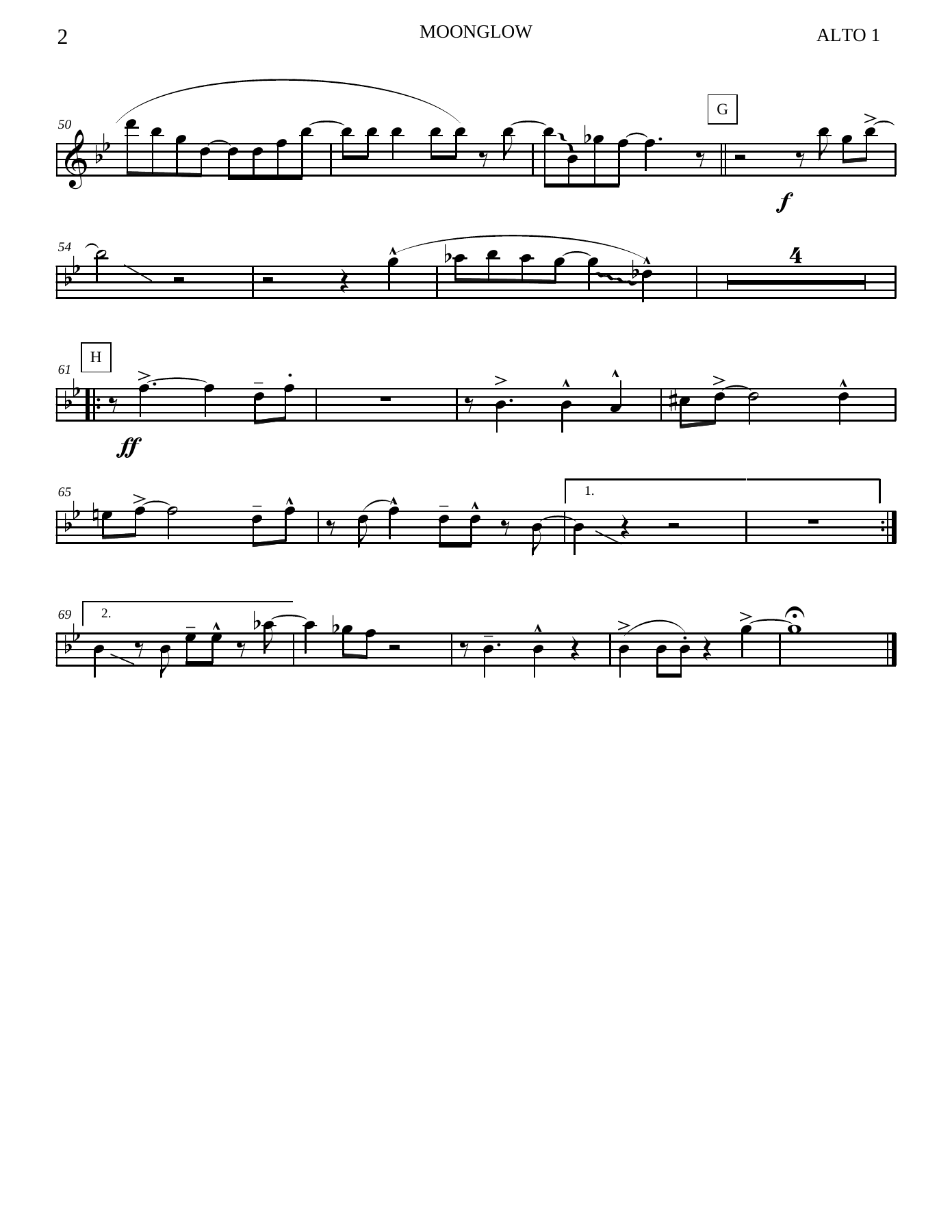 Moonglow (C.O'Farrill) C.Basie — page 2
