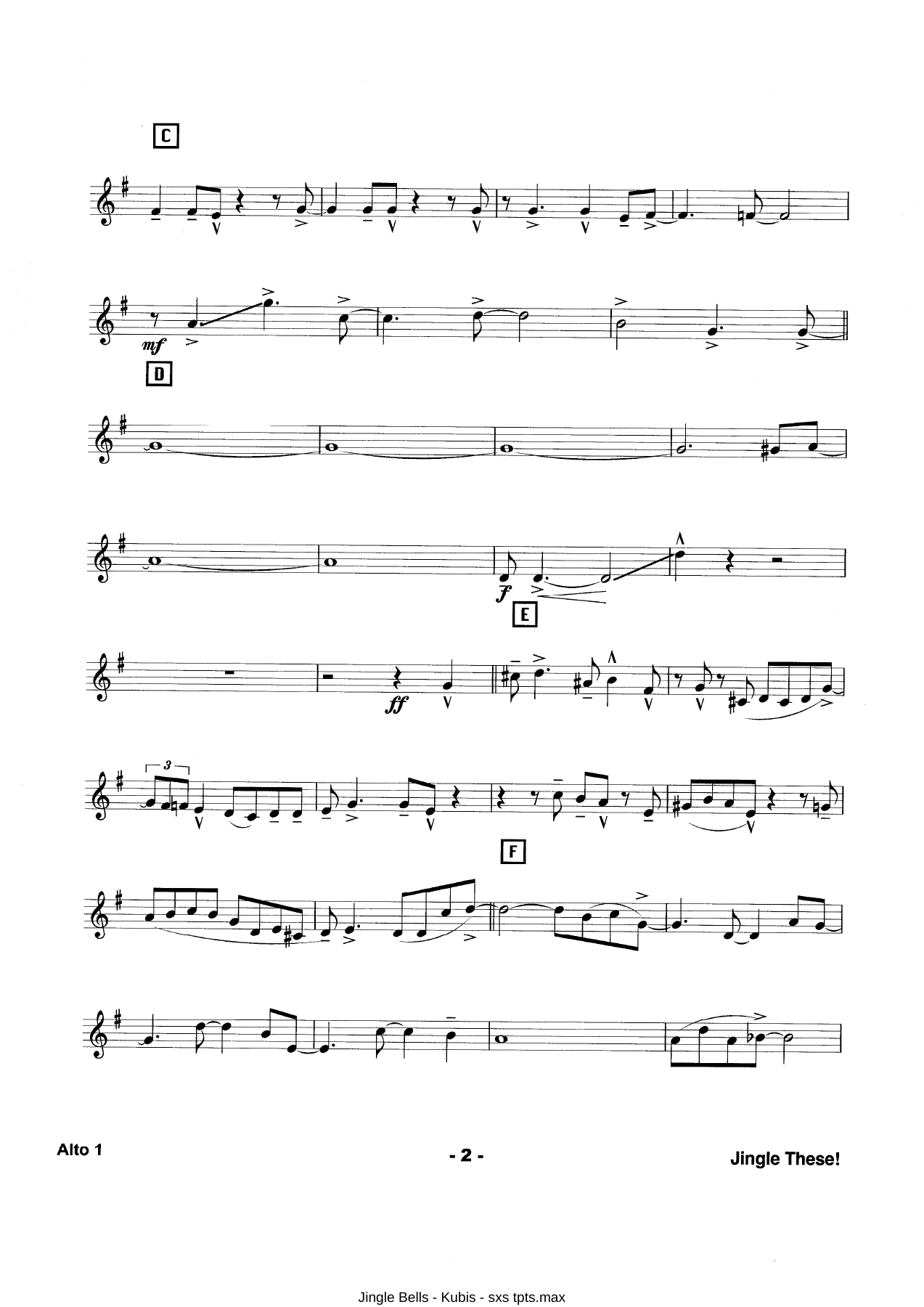Jingle Bells — page 2