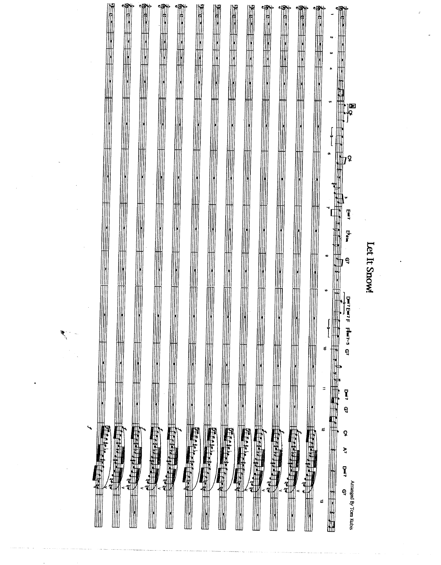 Let It Snow — sheet music cover (first page)