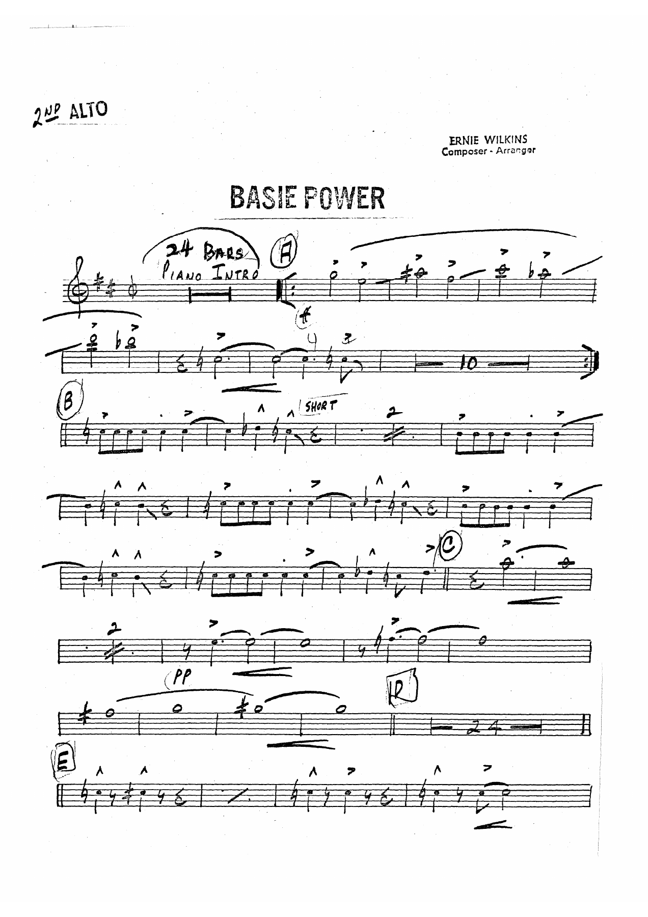 Basie Power (E.Wilkins) C.Basie — page 3