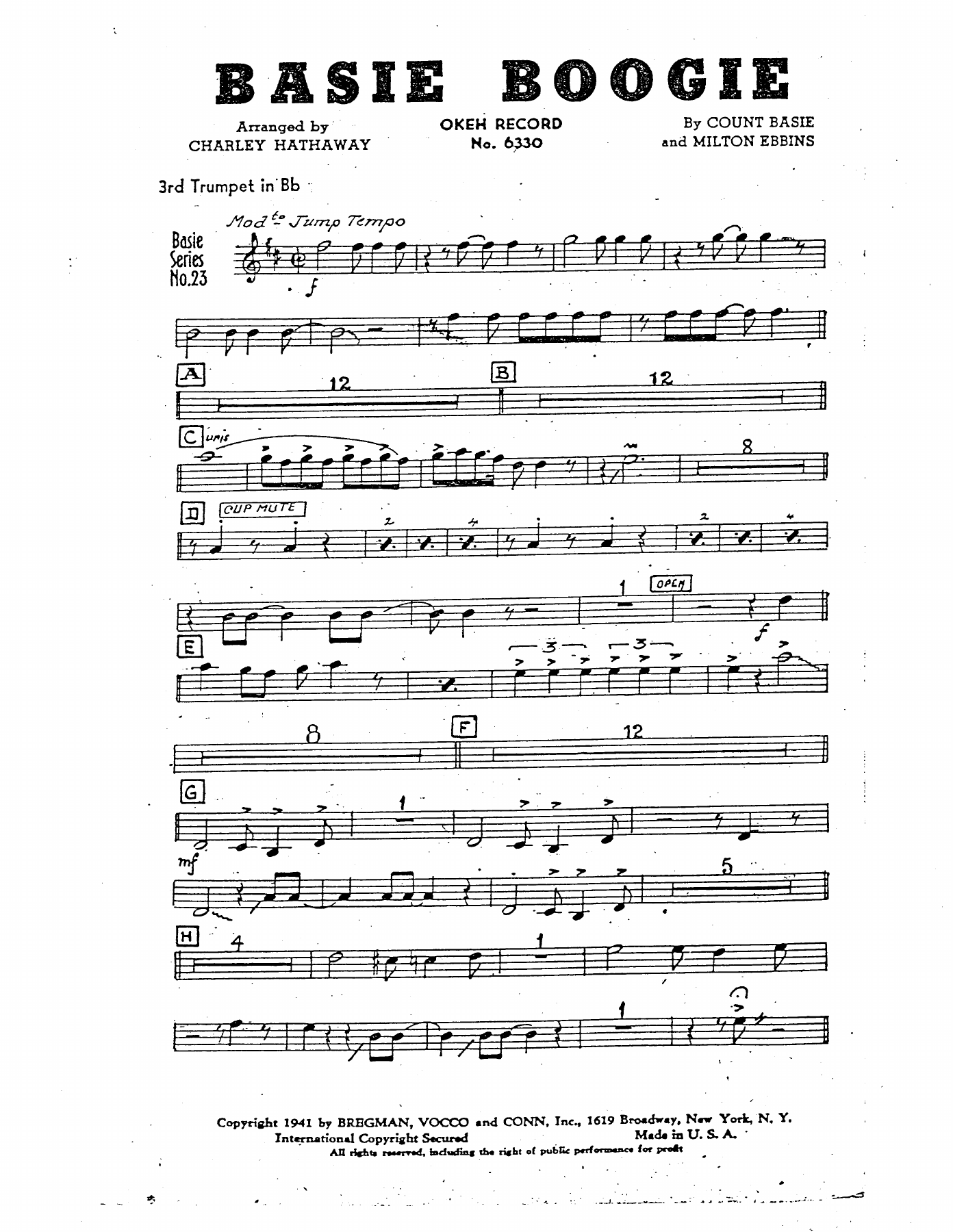 Basie Boogie (C.Hathaway) MP3 — page 3